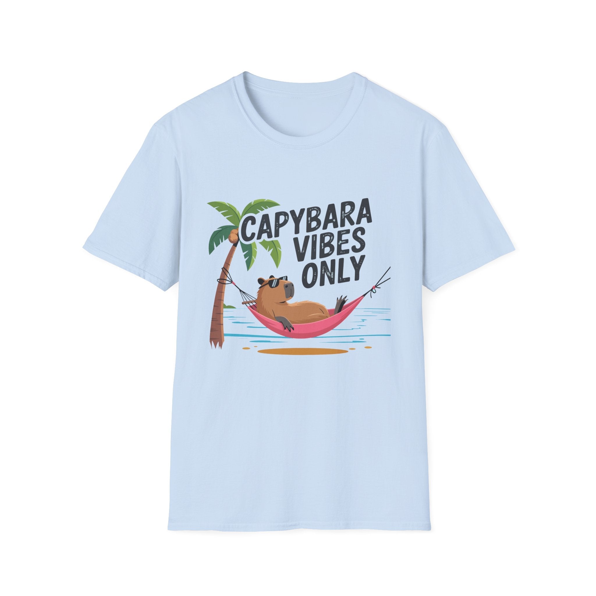 Capybara Vibes Only T-Shirt Printify