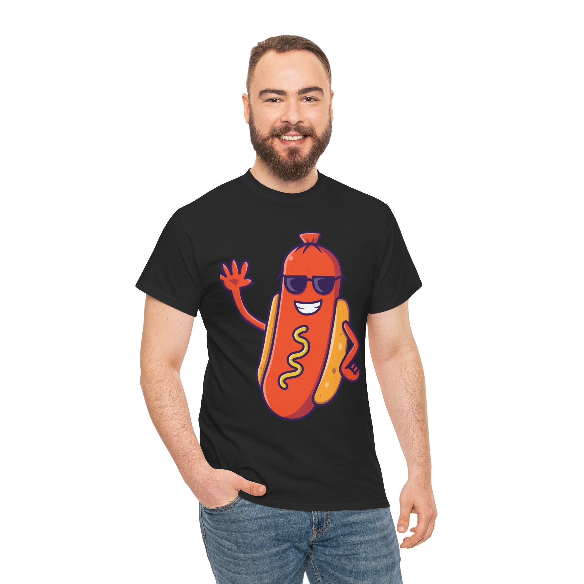 Sassy Hot Dog Graphic T- Shirt Printify