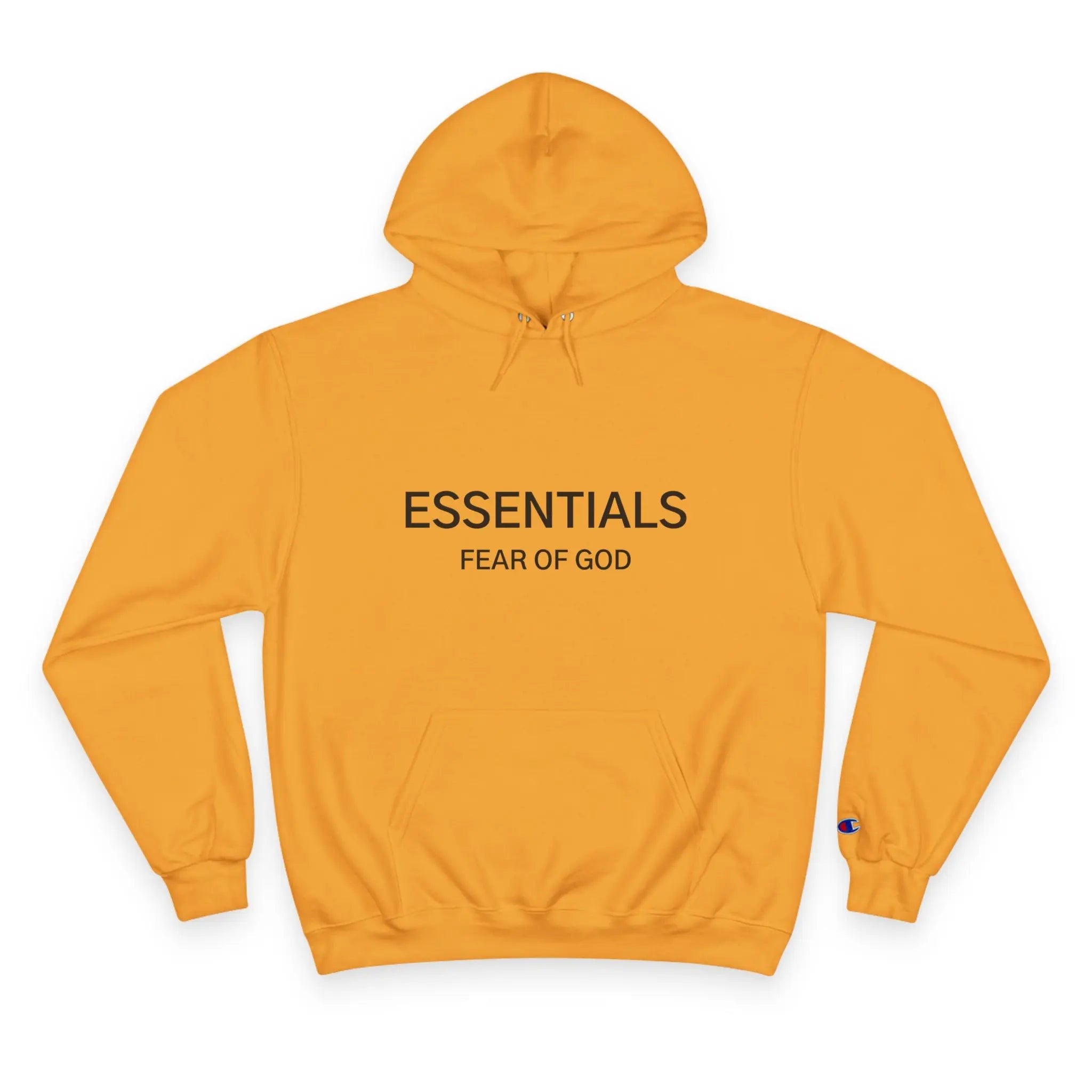 Essentials Fear of God Champion Hoodie Printify