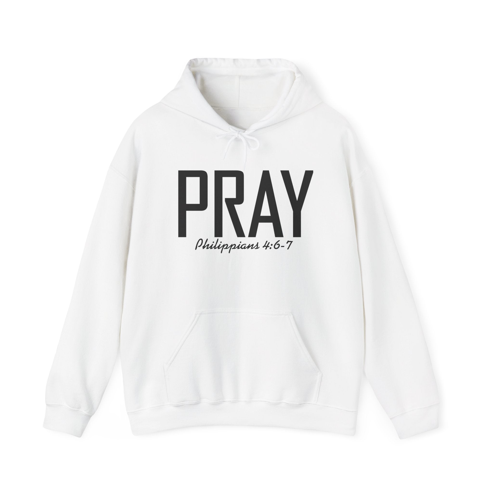 Pray Inspirational Christian Hoodie Printify