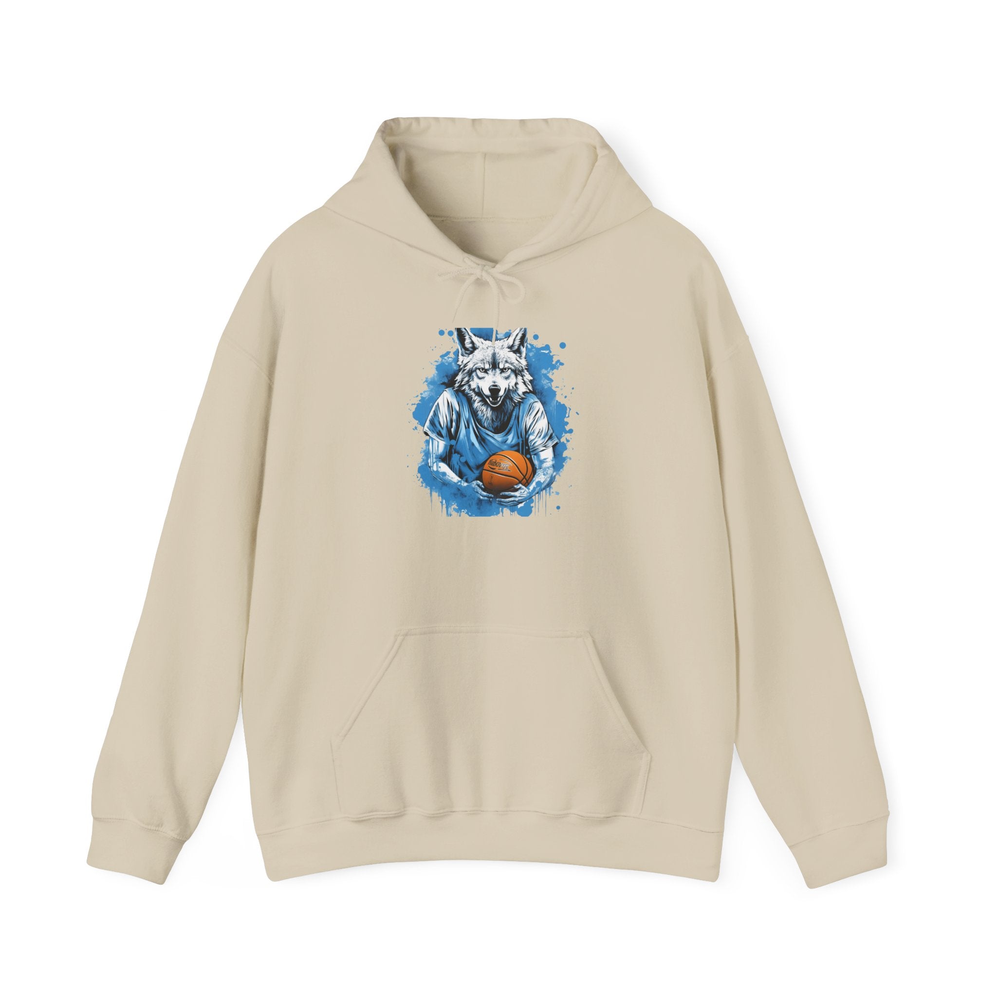 Wolf Basketball Graphic Hoodie