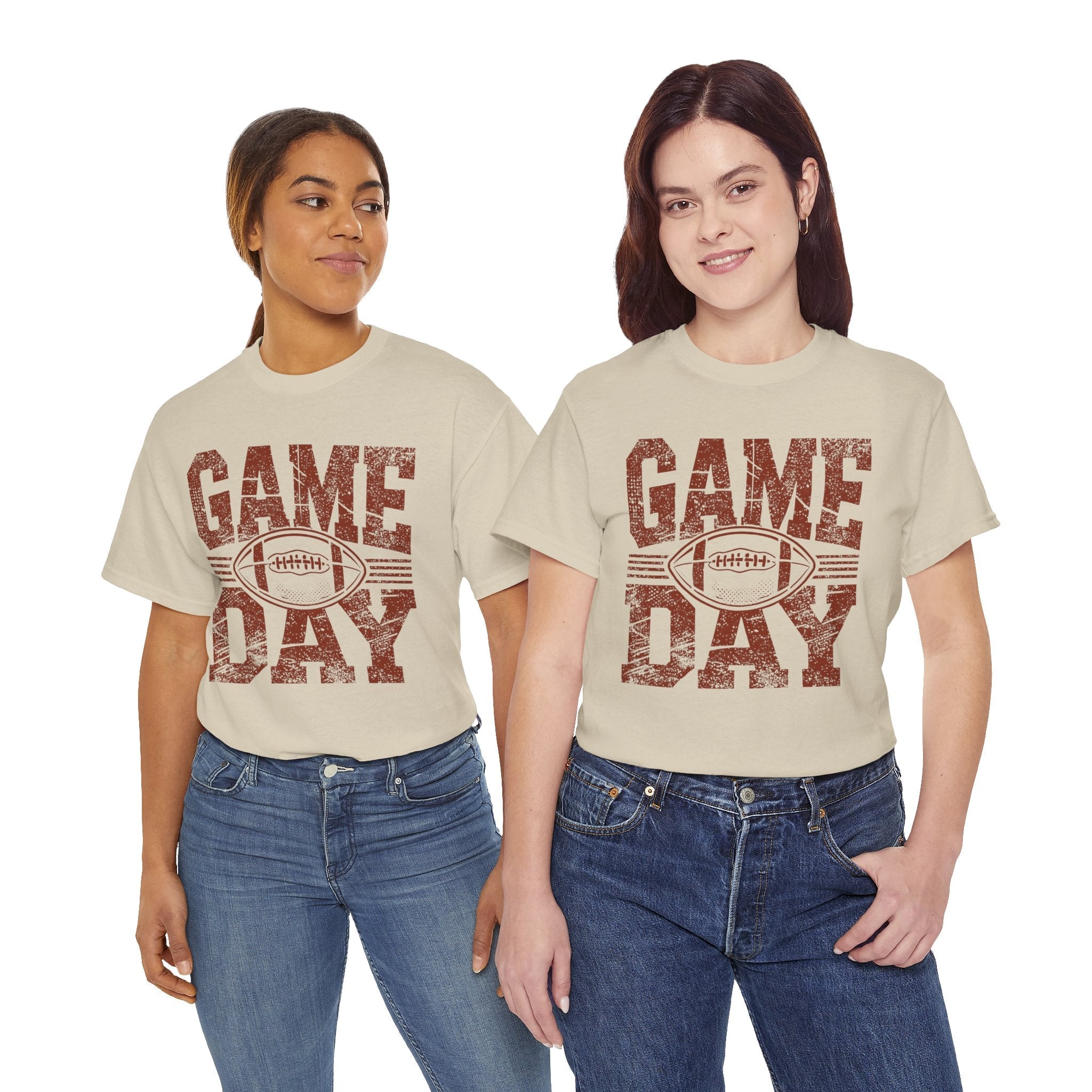 Vintage Football Game Day T-Shirt Printify
