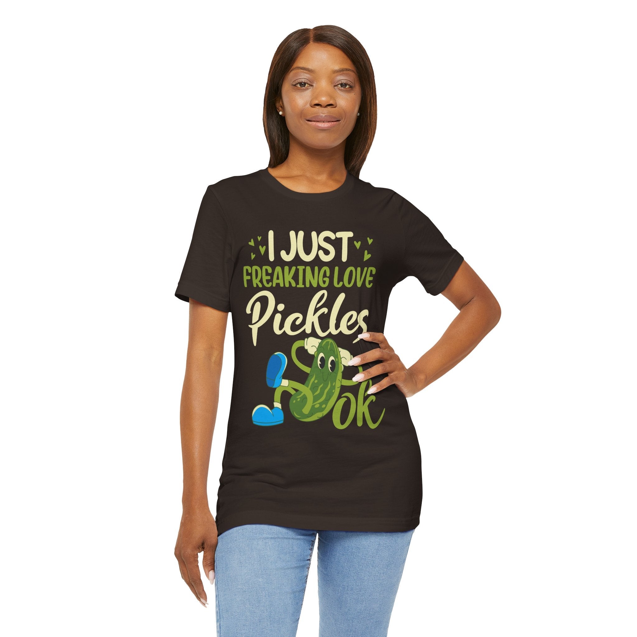 I Just Freaking Love Pickles T-Shirt Printify