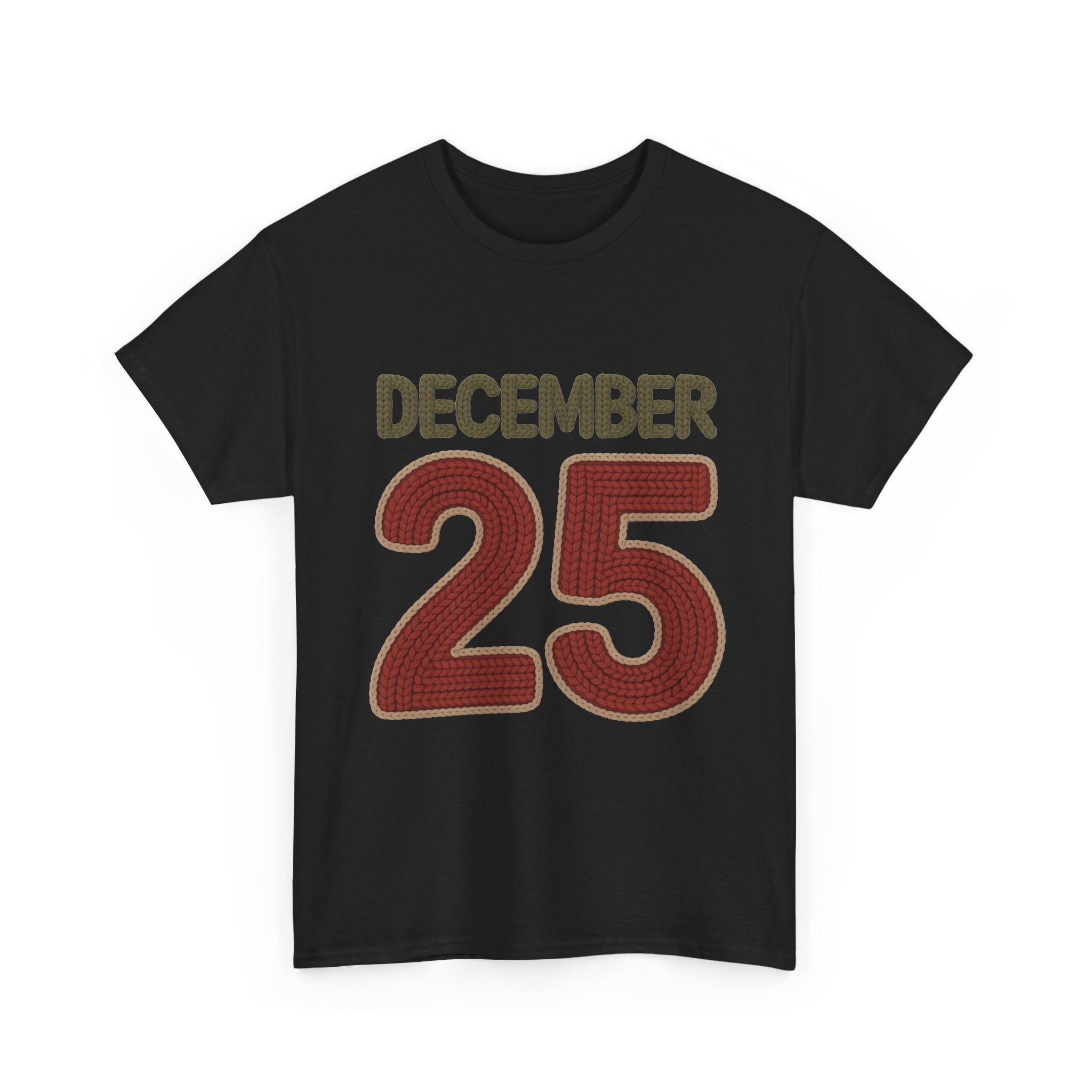 December 25 Christmas Date T- Shirt Printify