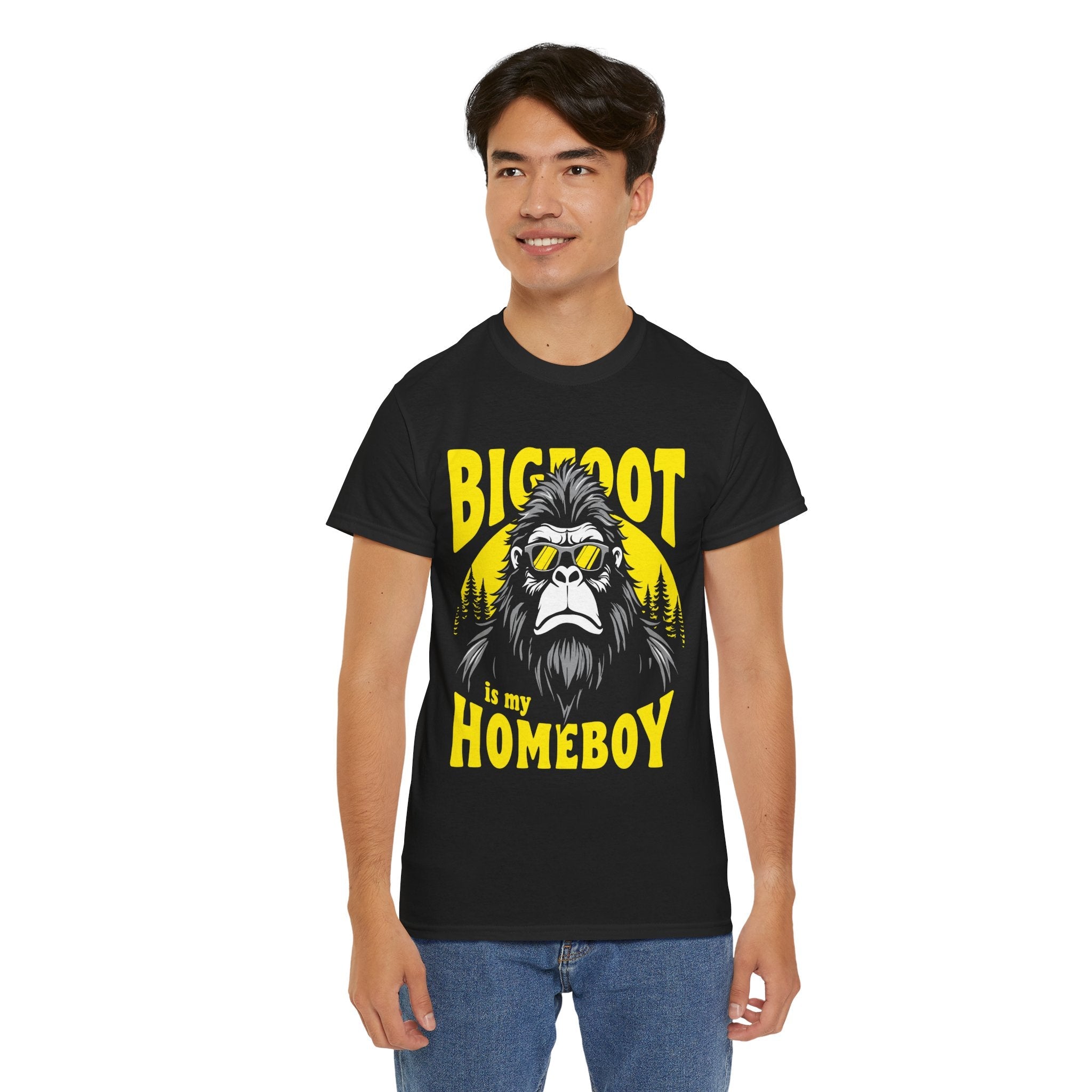 Bigfoot Homeboy Unisex Graphic T-Shirt Printify