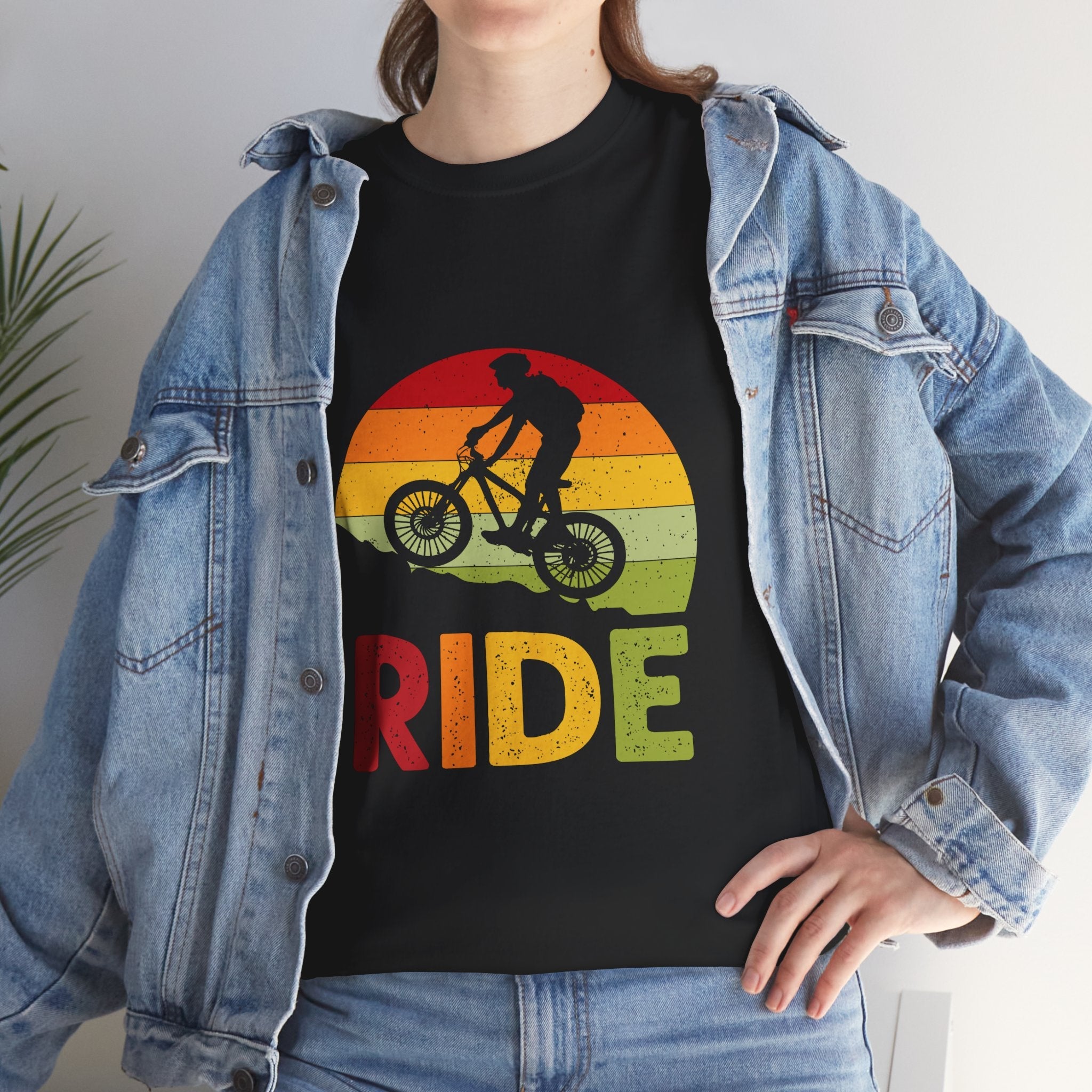 MTB Biking Graphic T-Shirt Printify
