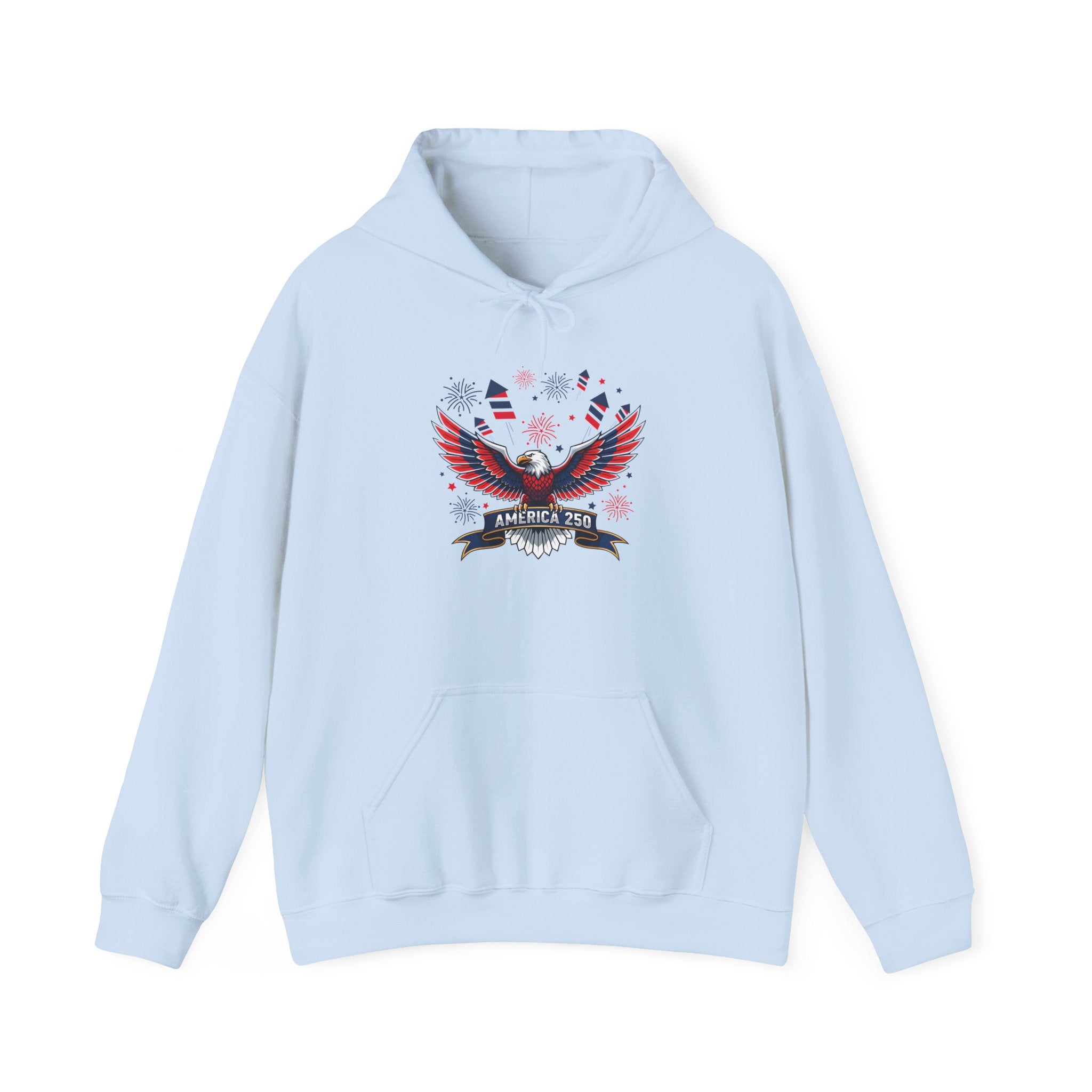 Patriotic Eagle Graphic Hoodie