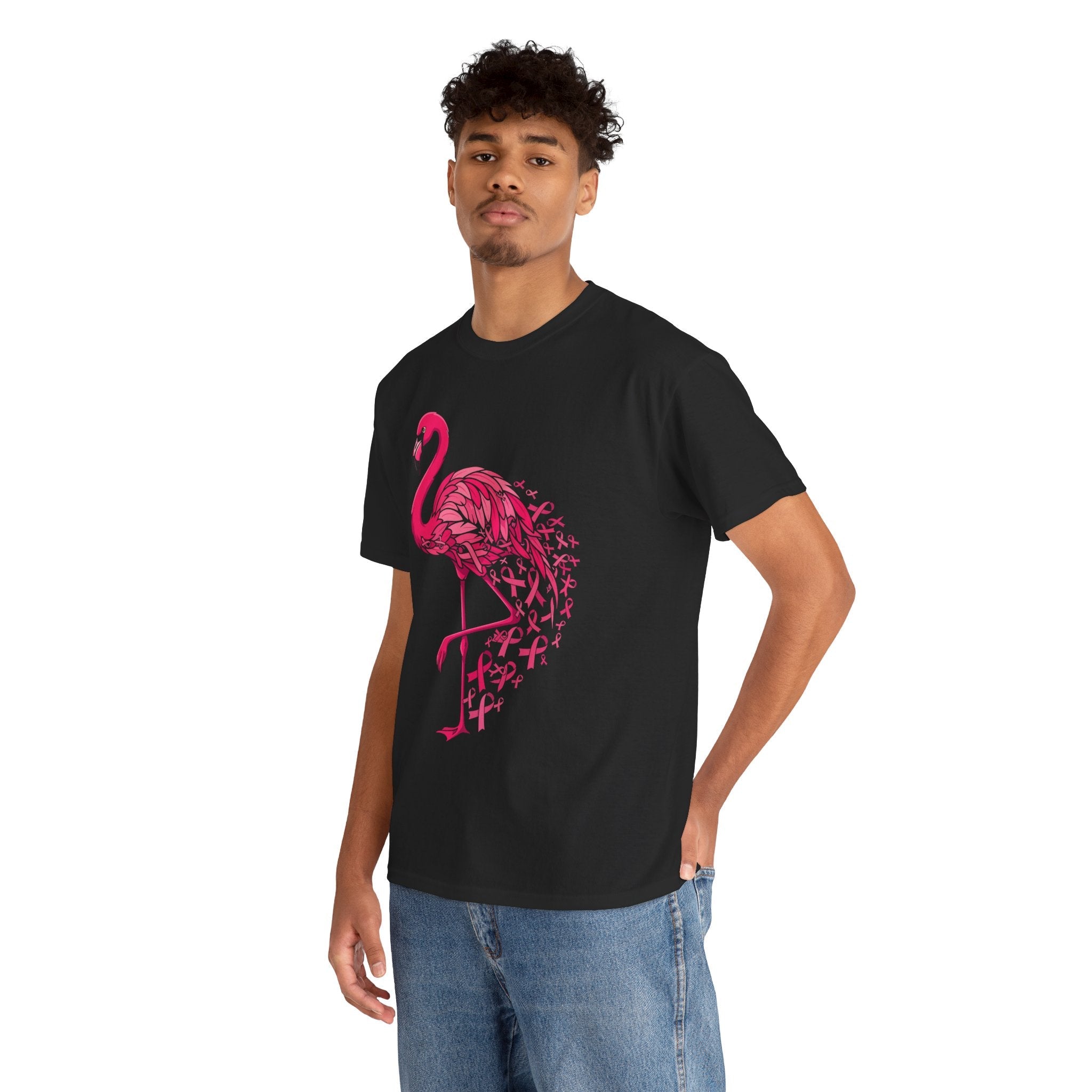 Pink Flamingo Graphic T-Shirt Printify