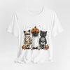 Halloween Spooky Cats Graphic T-Shirt Printify
