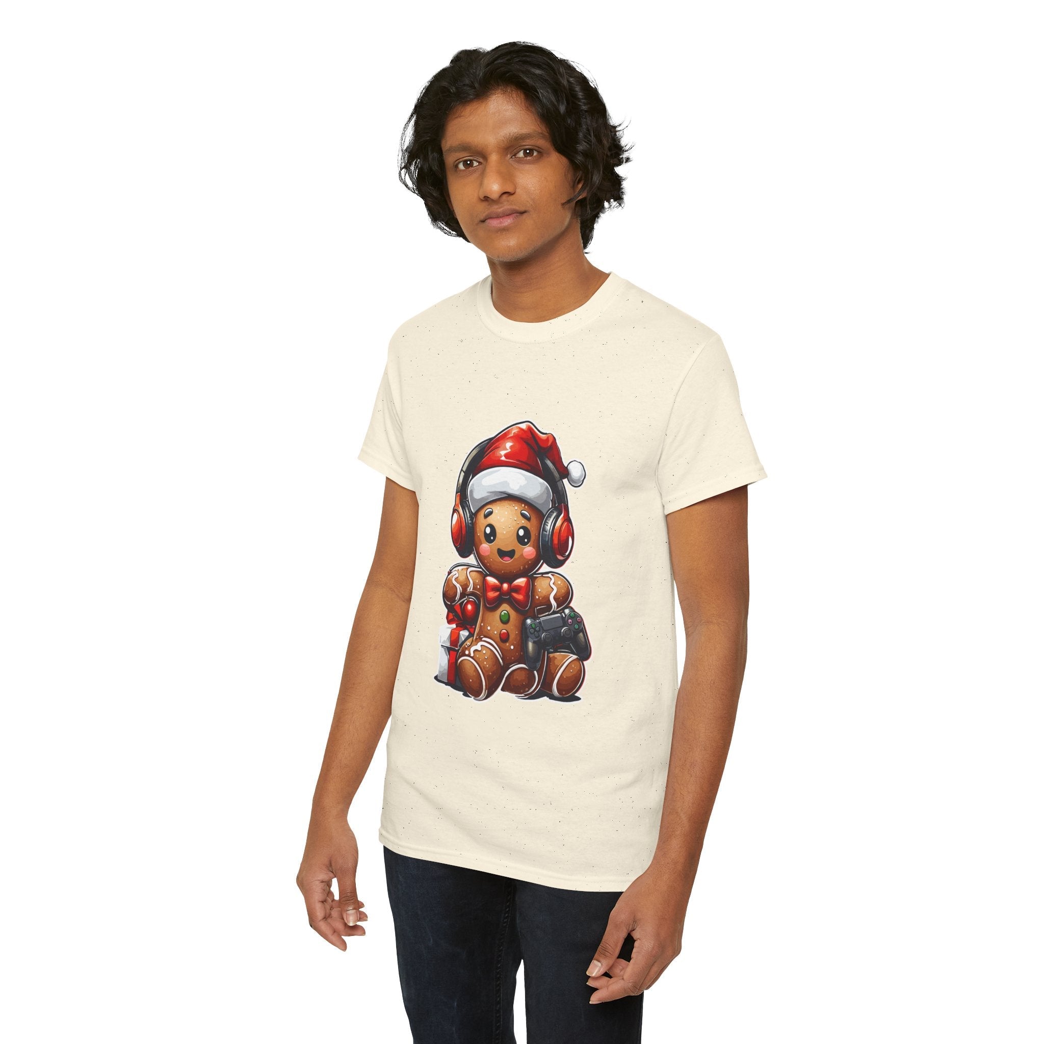 Gamer Gingerbread Unisex Graphic T- Shirt Printify