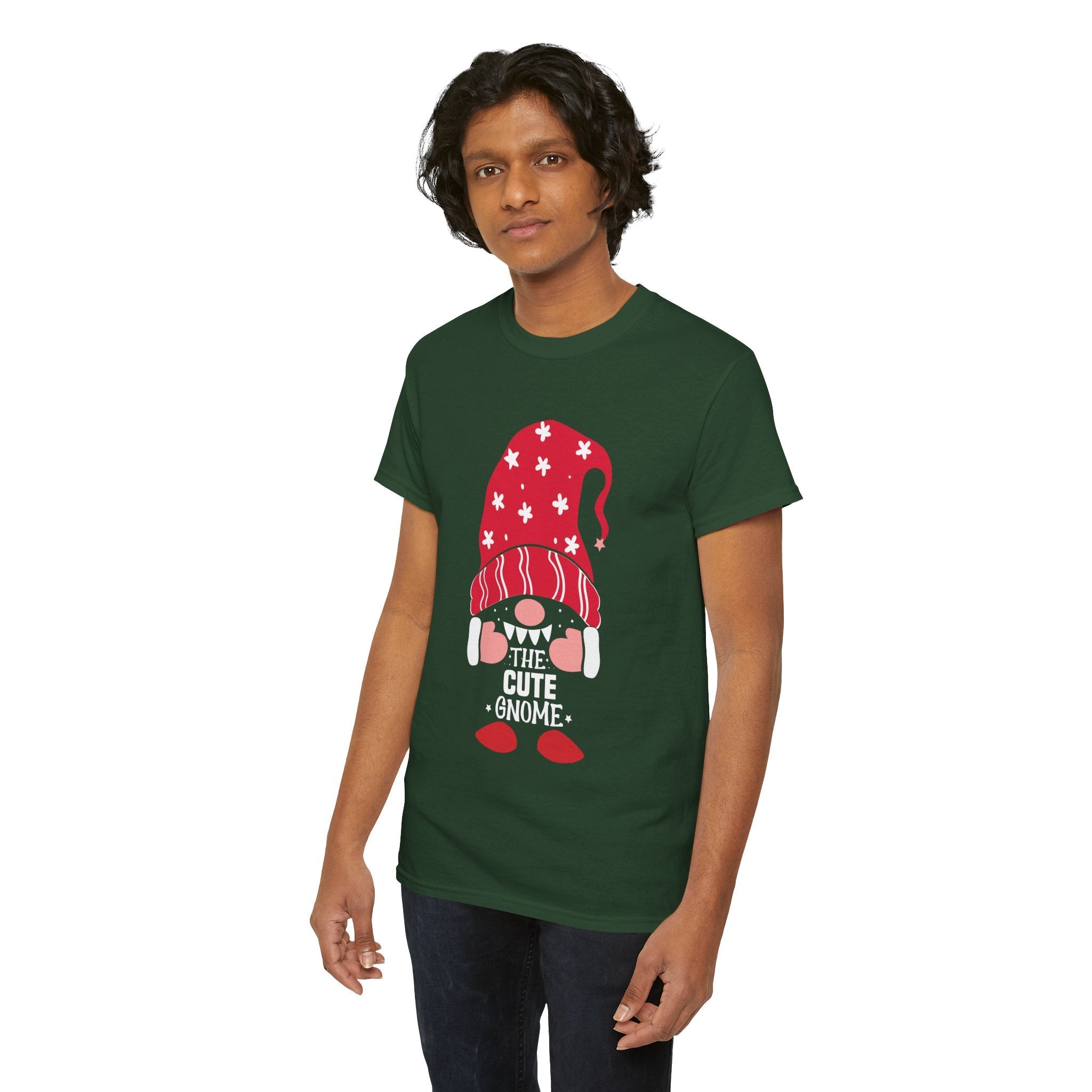 Cute Gnome Holiday T-Shirt Printify