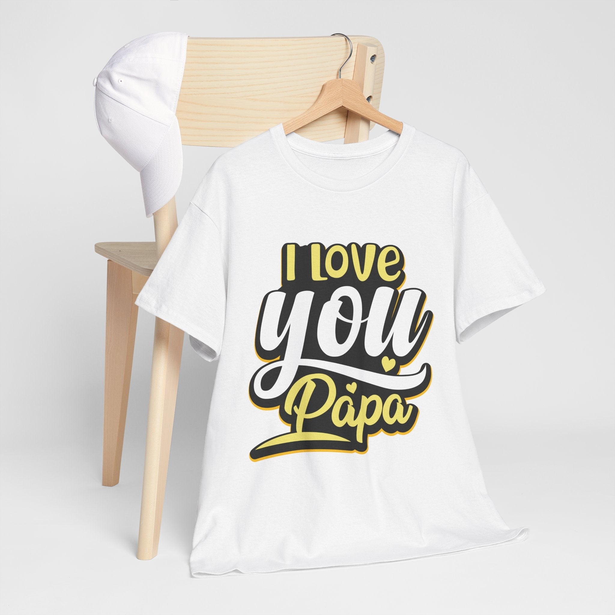 I Love You Papa Unisex Graphic T-Shirt Printify