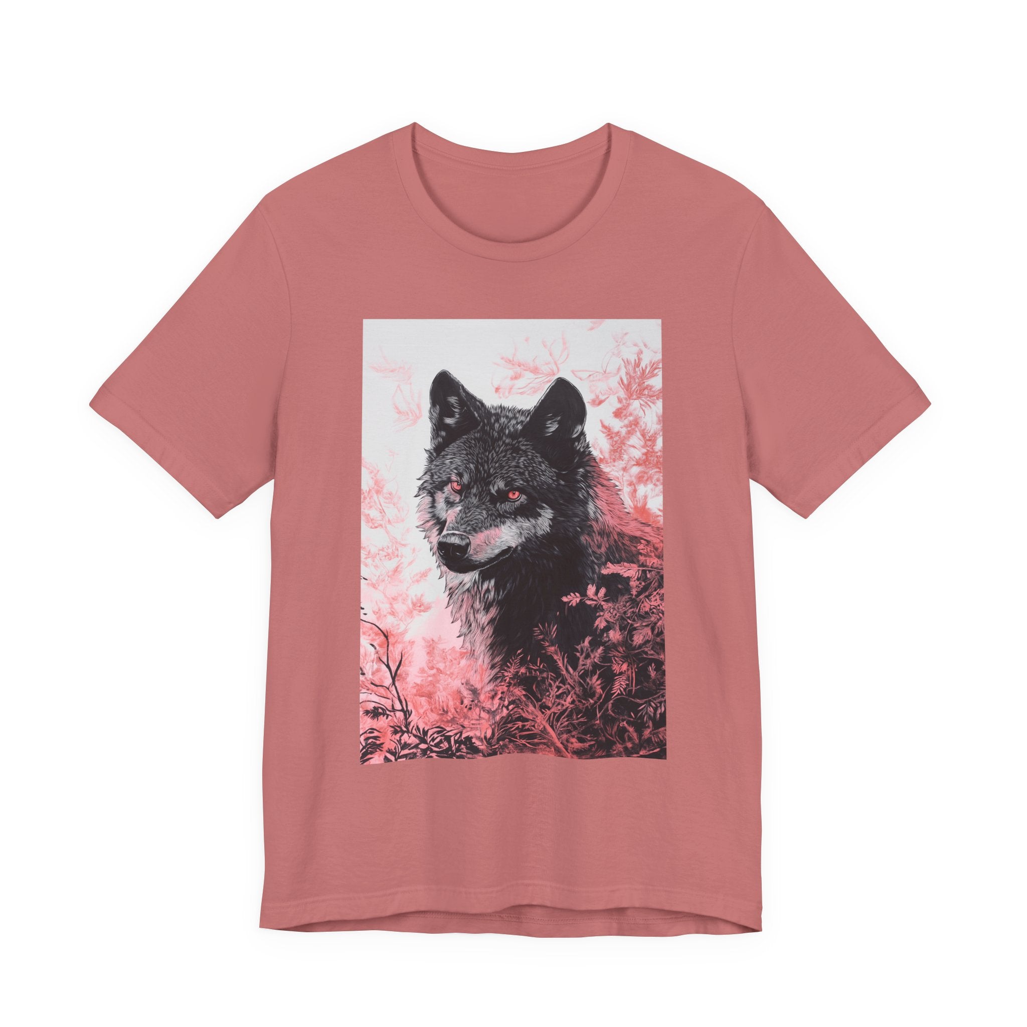 Artistic Wolf Graphic T- Shirt Printify