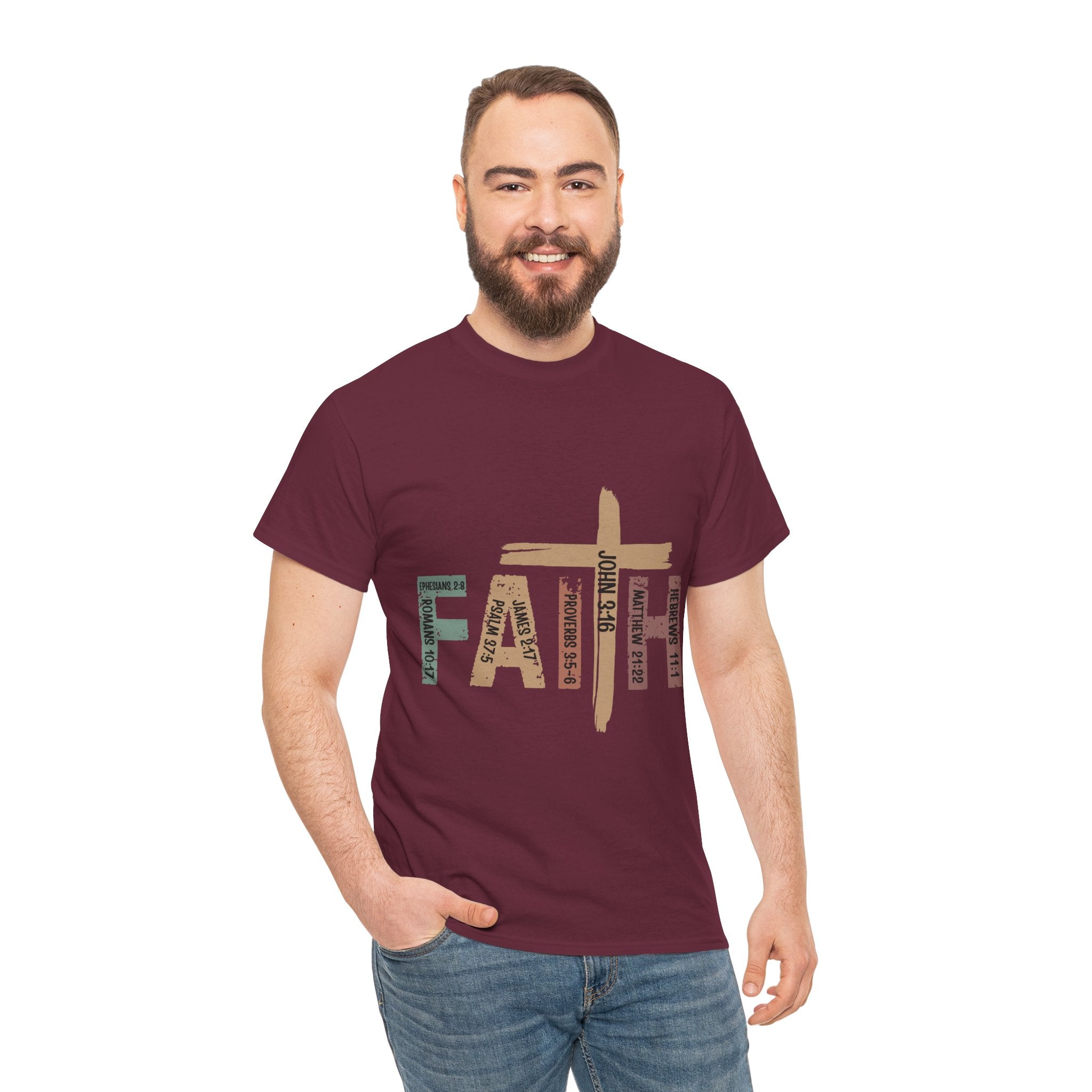 Faith Inspirational Unisex T- Shirt Printify