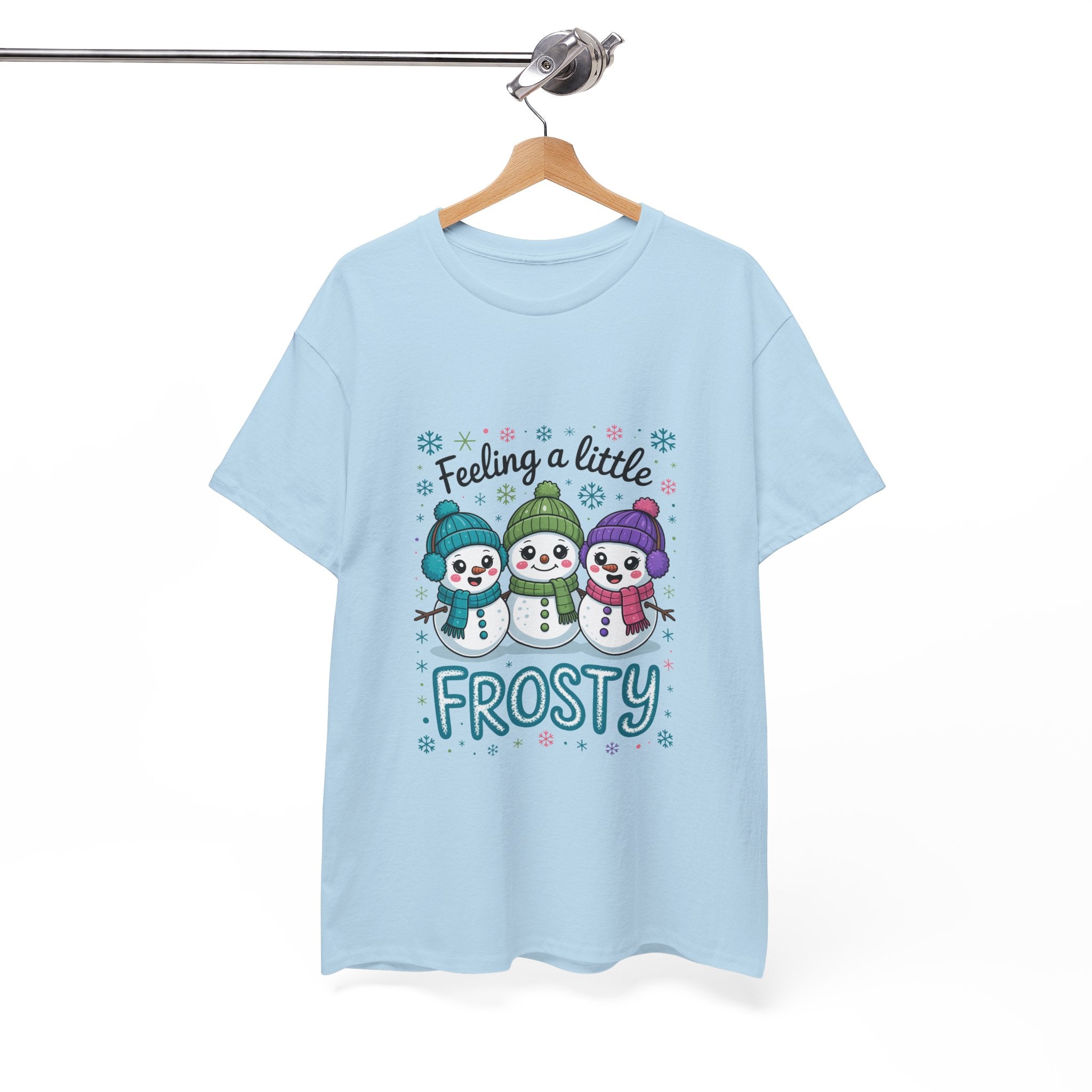 Frosty Friends Graphic Winter T- Shirt Printify