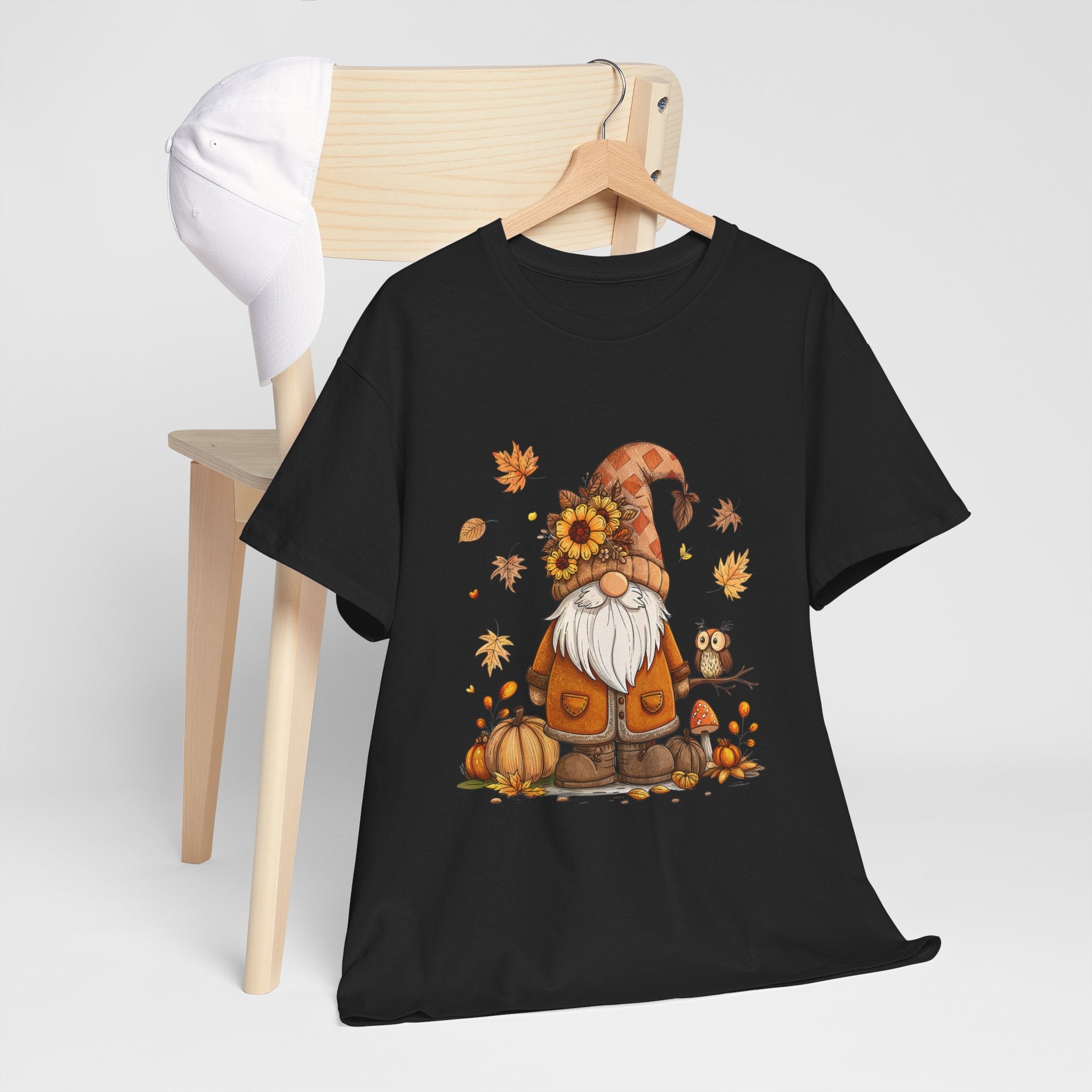 Fall Gnome Retro Unisex T- Shirt Printify