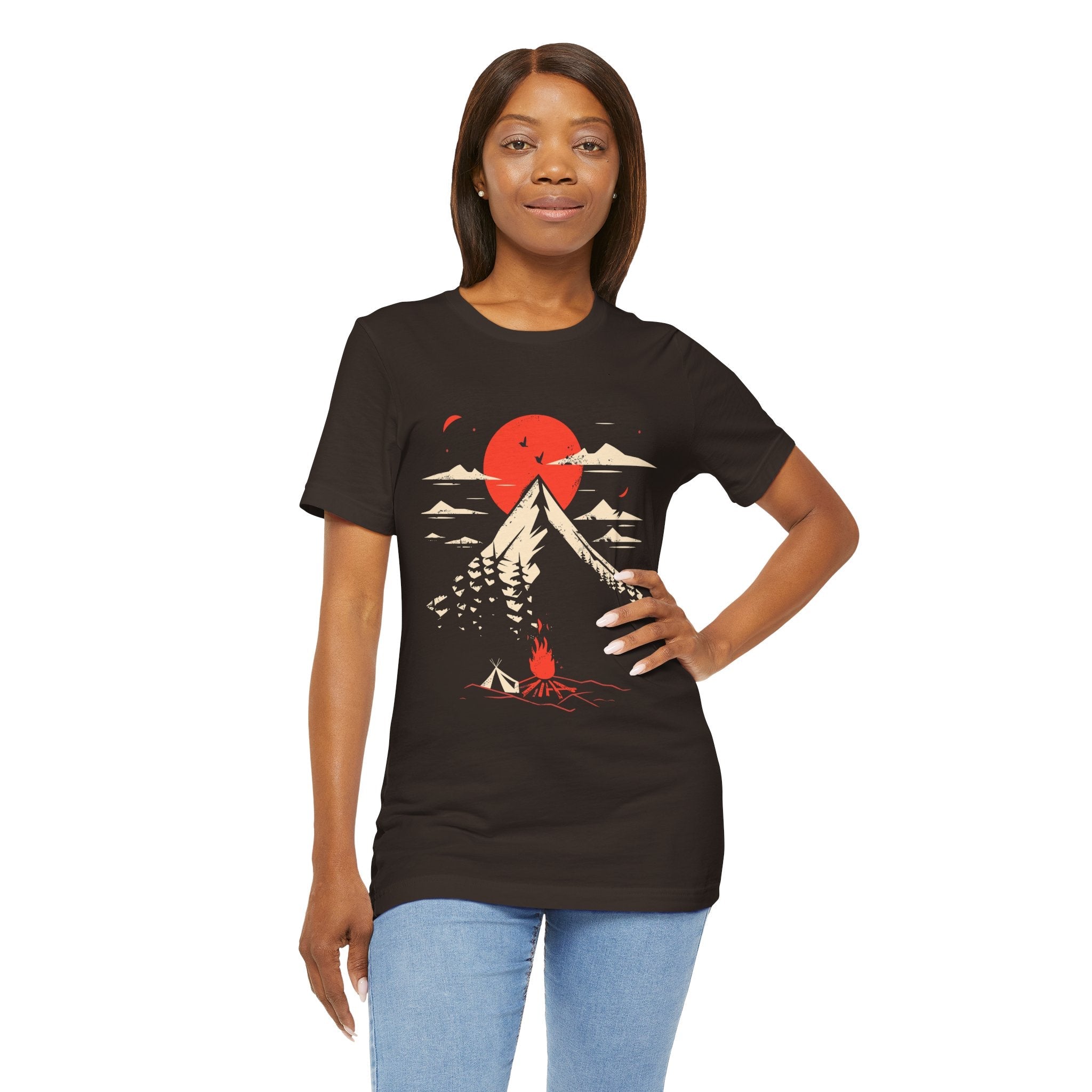 Mountain Adventure Graphic T-shirt Printify