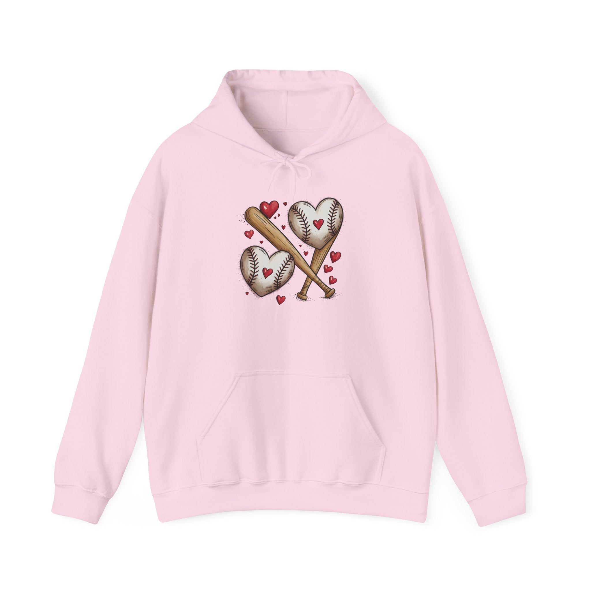 Cute Baseball Heart Hoodie