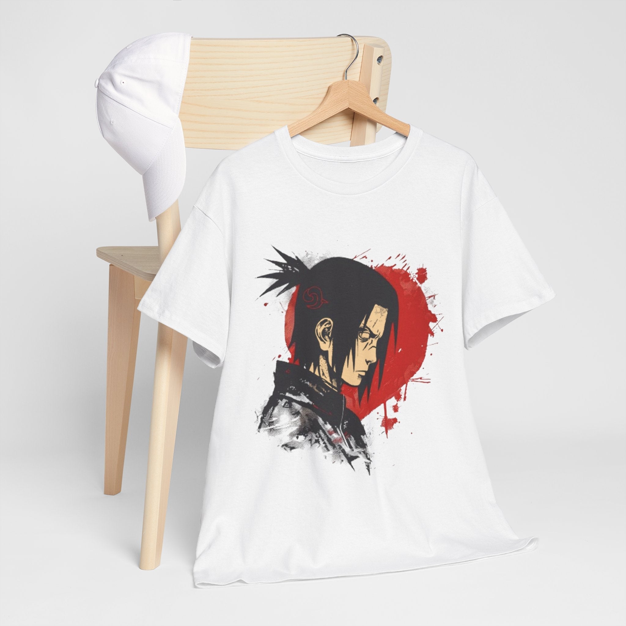 Samurai Shadow Anime Graphic T- Shirt Printify