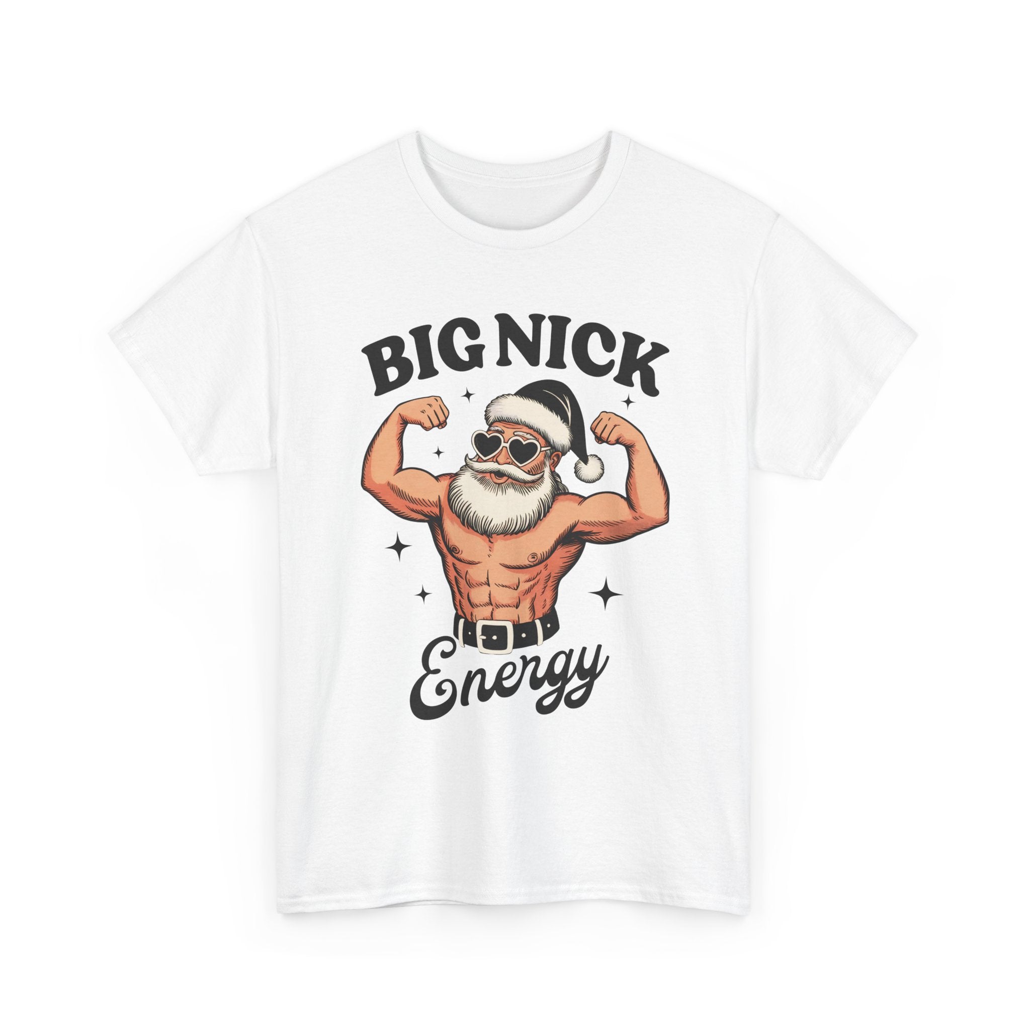 Big Nick Energy Unisex Christmas T-Shirt Printify