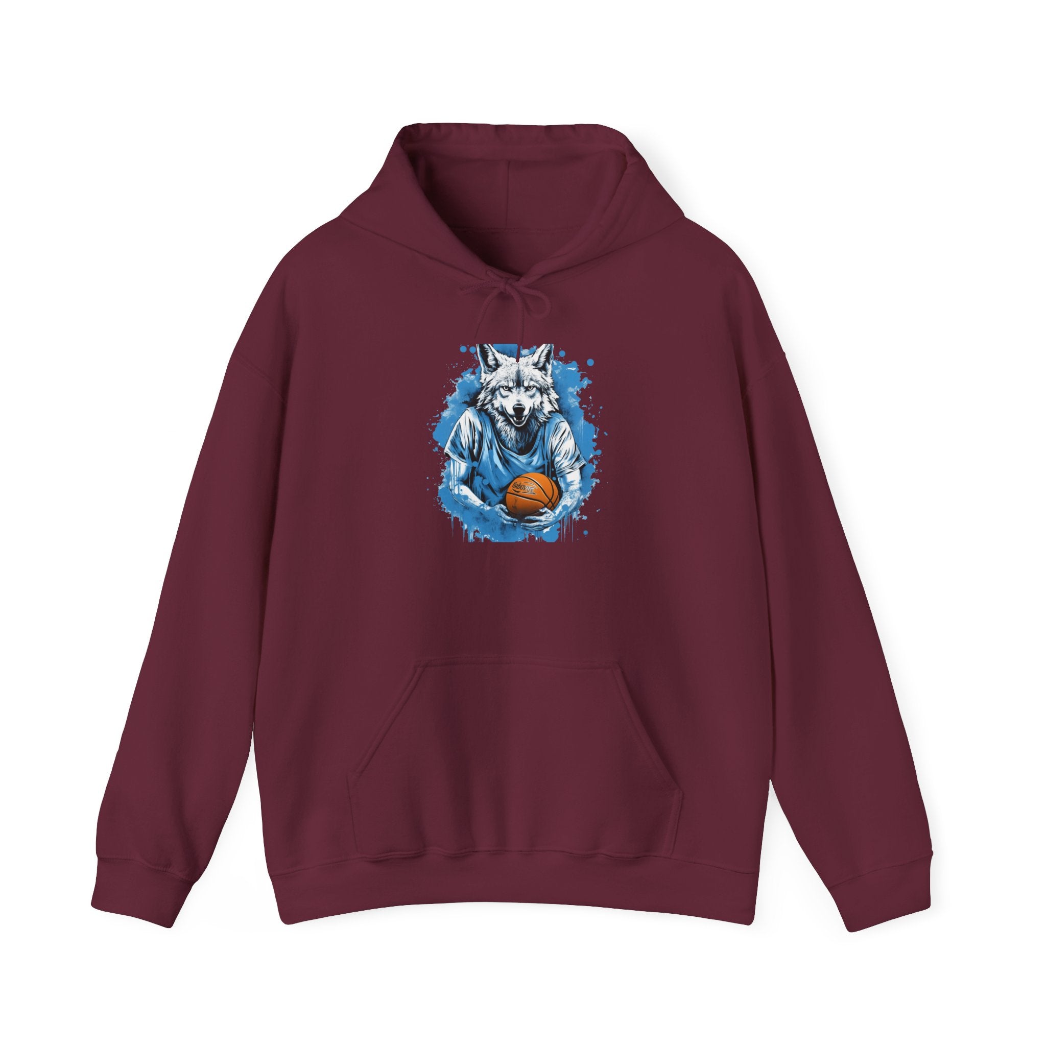 Wolf Basketball Graphic Hoodie