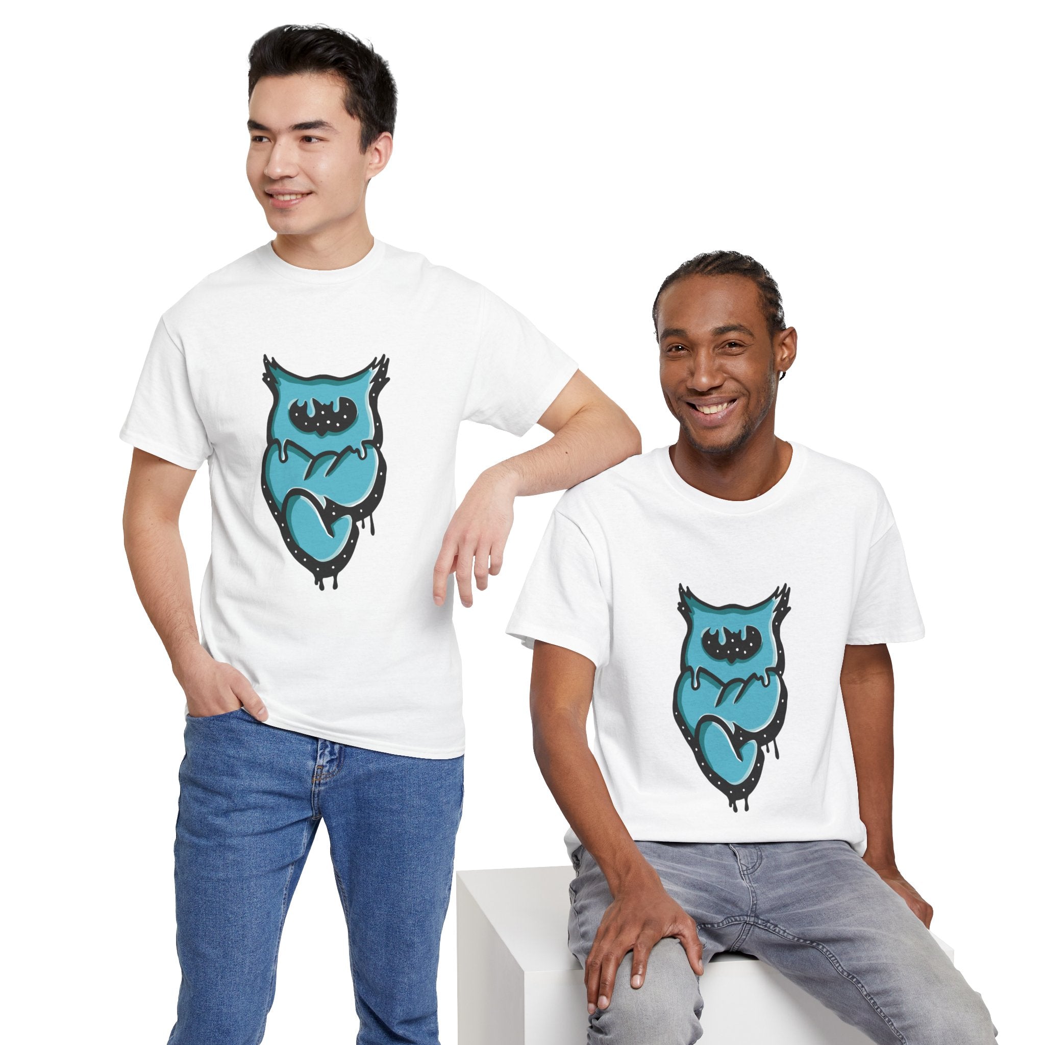 Owl - Graffiti Lettering T- Shirt Printify