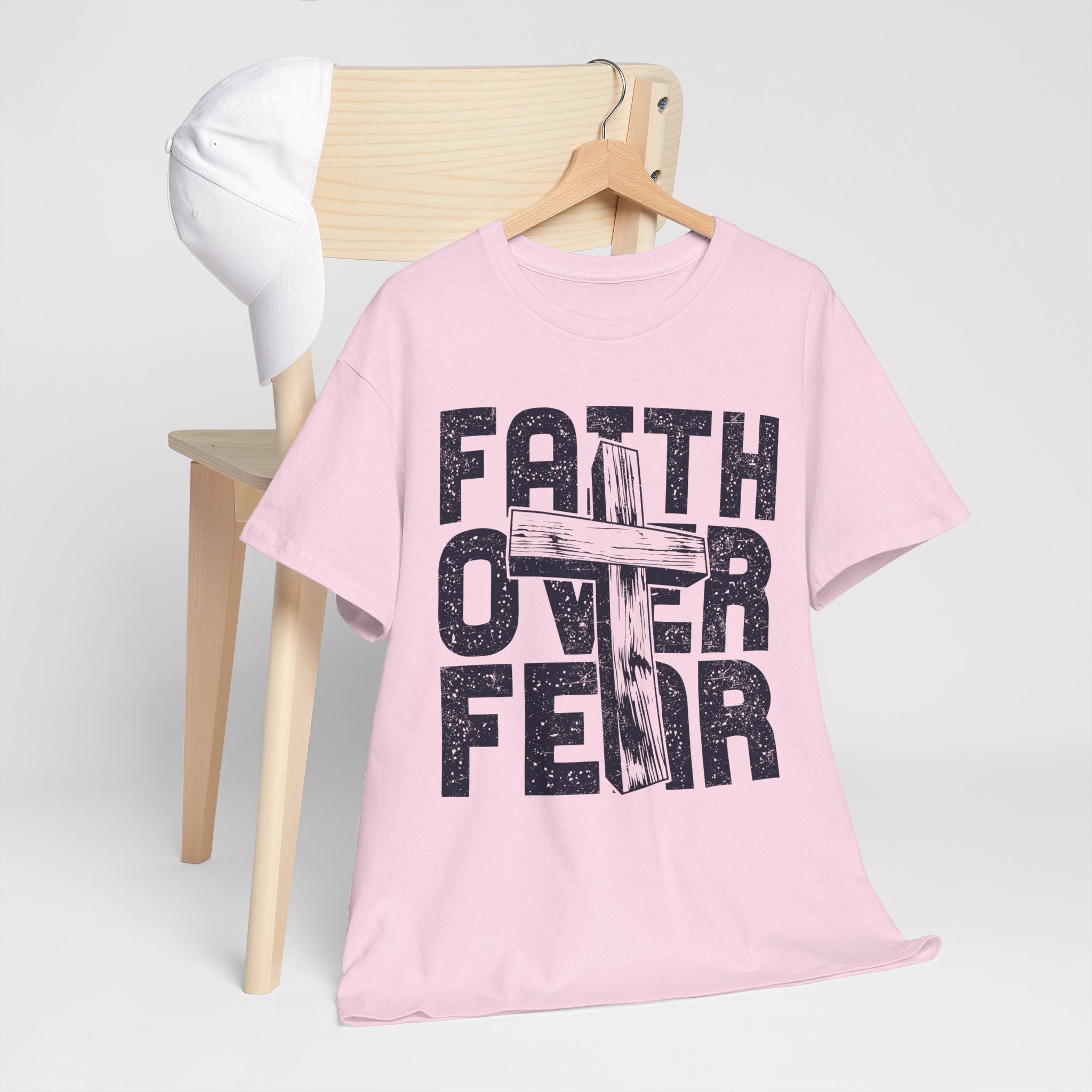 Faith Over Fear Graphic T-Shirt Printify