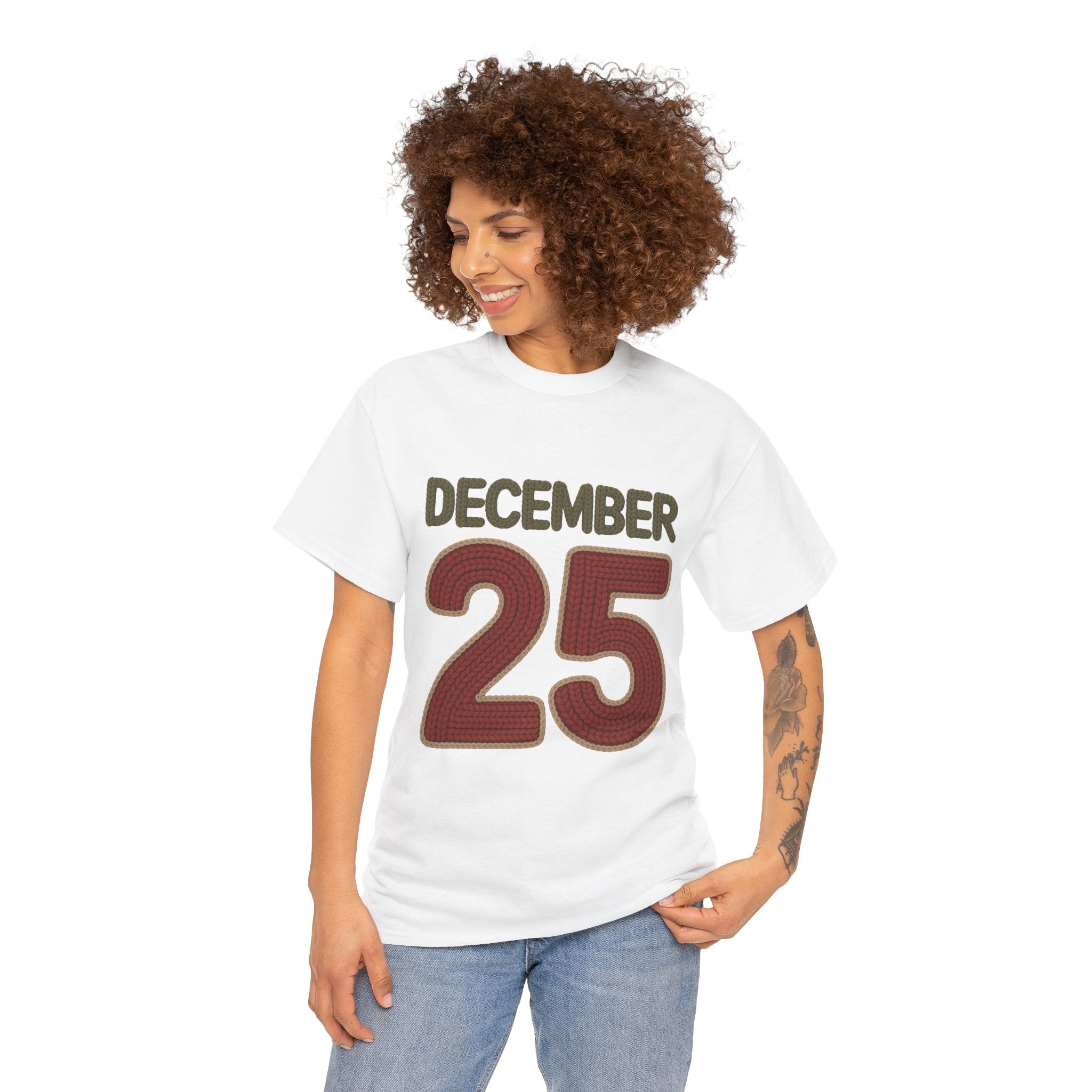 December 25 Christmas Date T- Shirt Printify