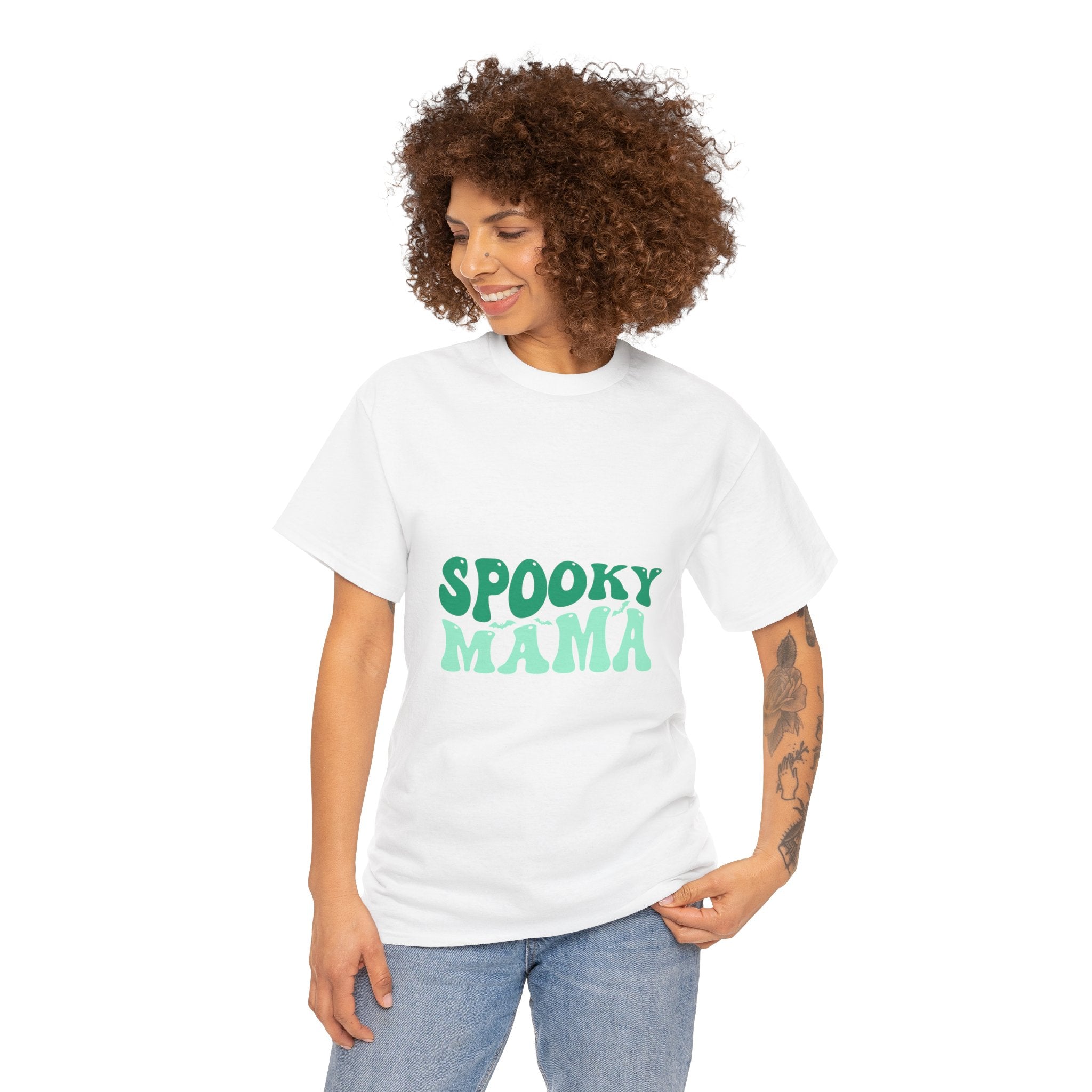 Spooky Mama Unisex Halloween T- Shirt Printify