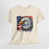 Bald Eagle American Flag T-Shirt Printify