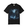 Horror Face Unisex Black T-Shirt Printify
