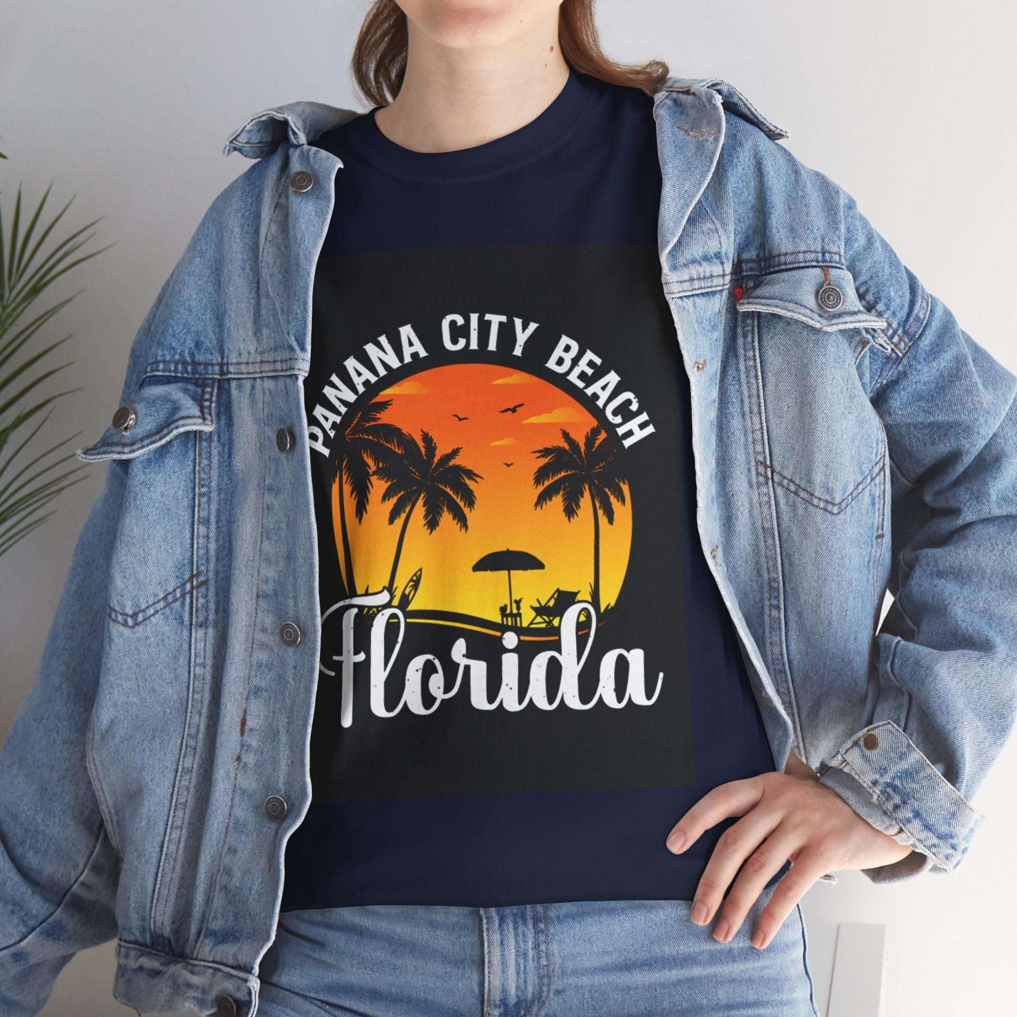 Sunset Beach Florida Vacation T-Shirt Printify
