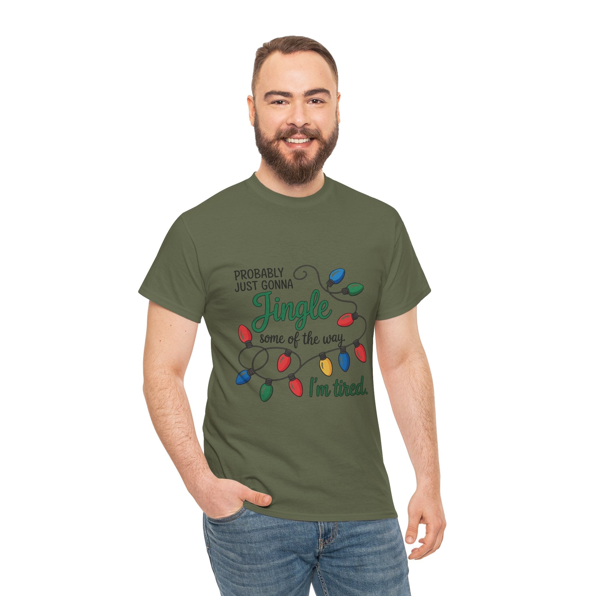 Festive Holiday Graphic T-Shirt Printify