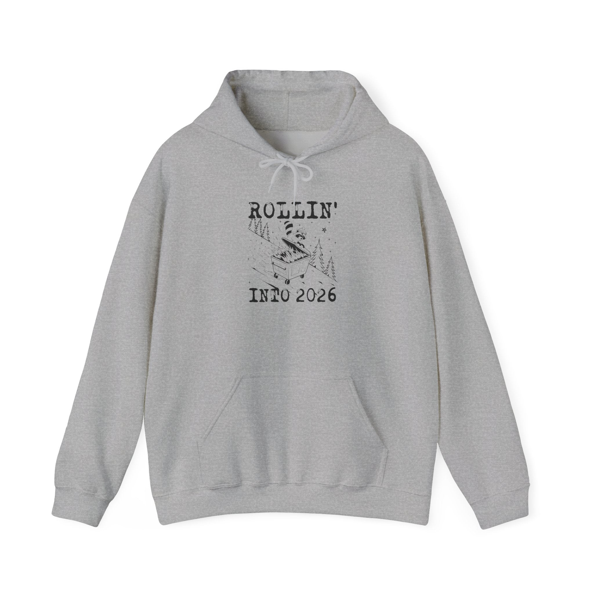 Rollin' Into 2026 Hoodie Printify