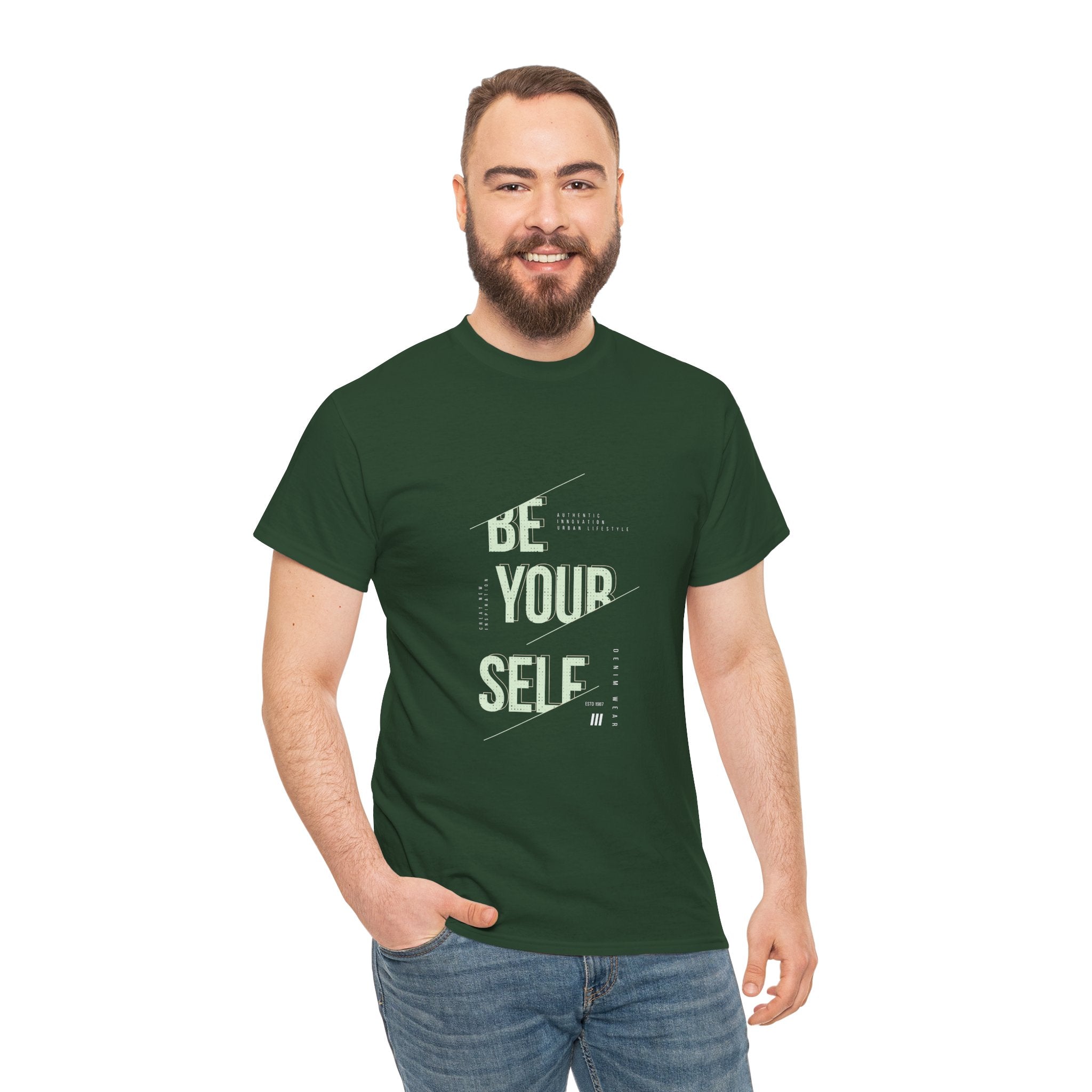 Be Your self  Slogan T-Shirt Printify