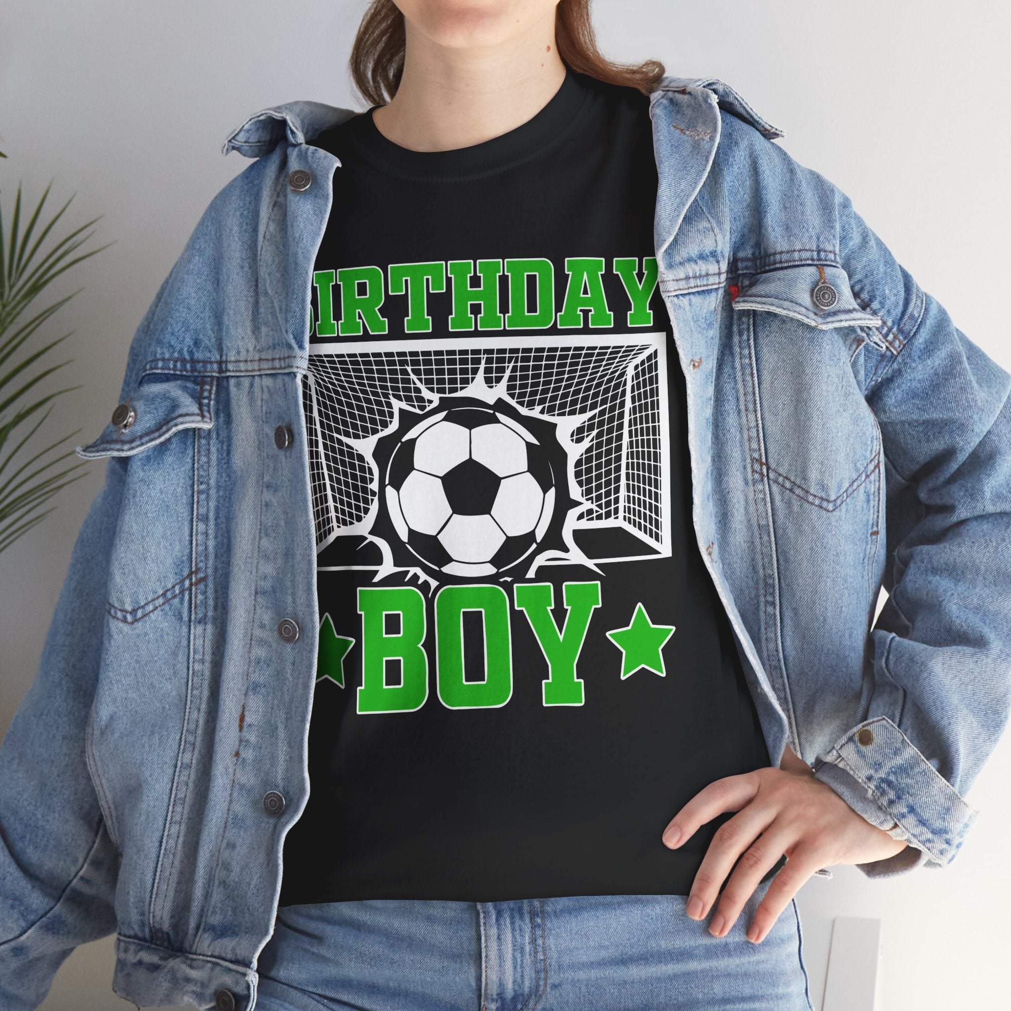 Birthday Boy Soccer T-Shirt Printify