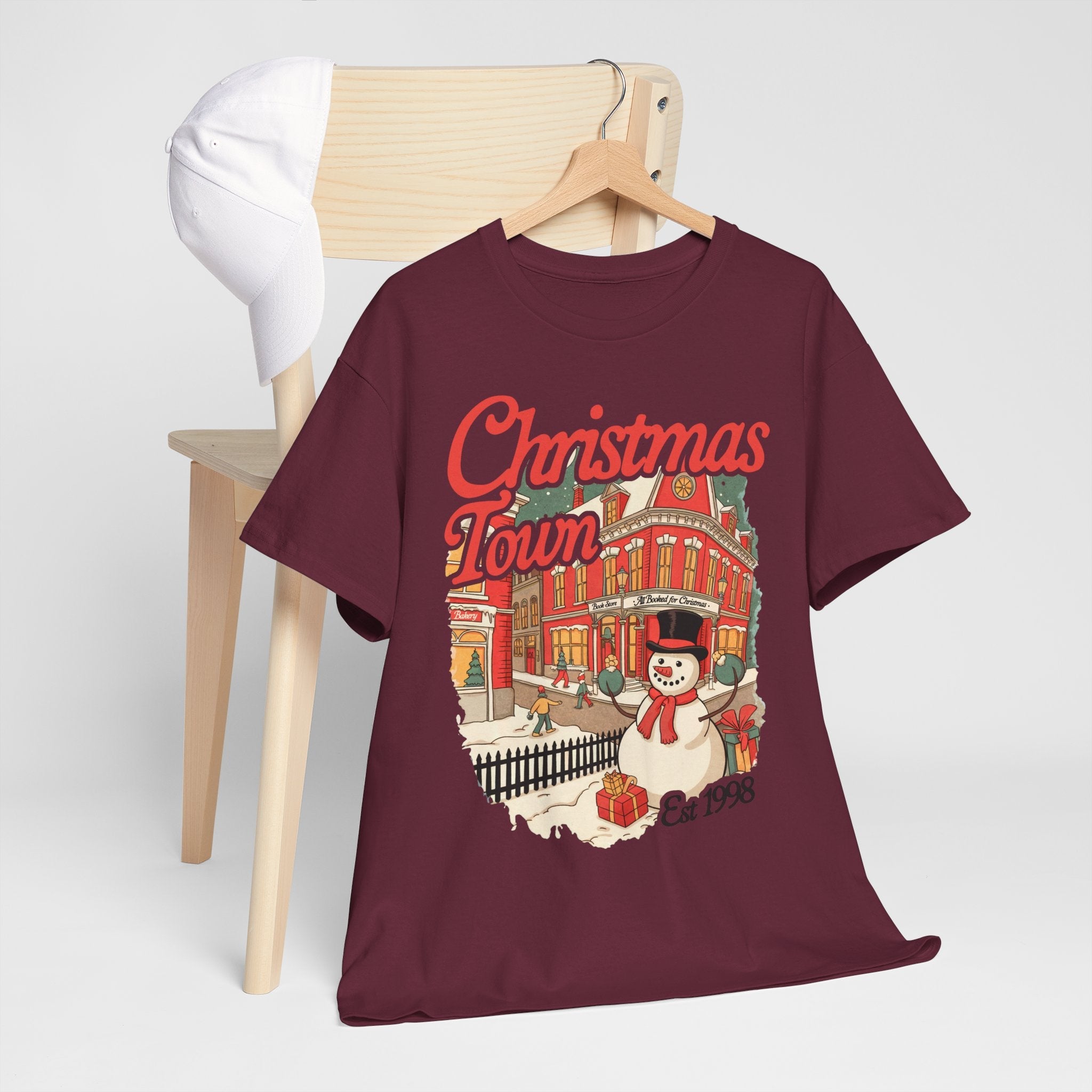 Christmas Town Unisex Graphic T- Shirt Printify