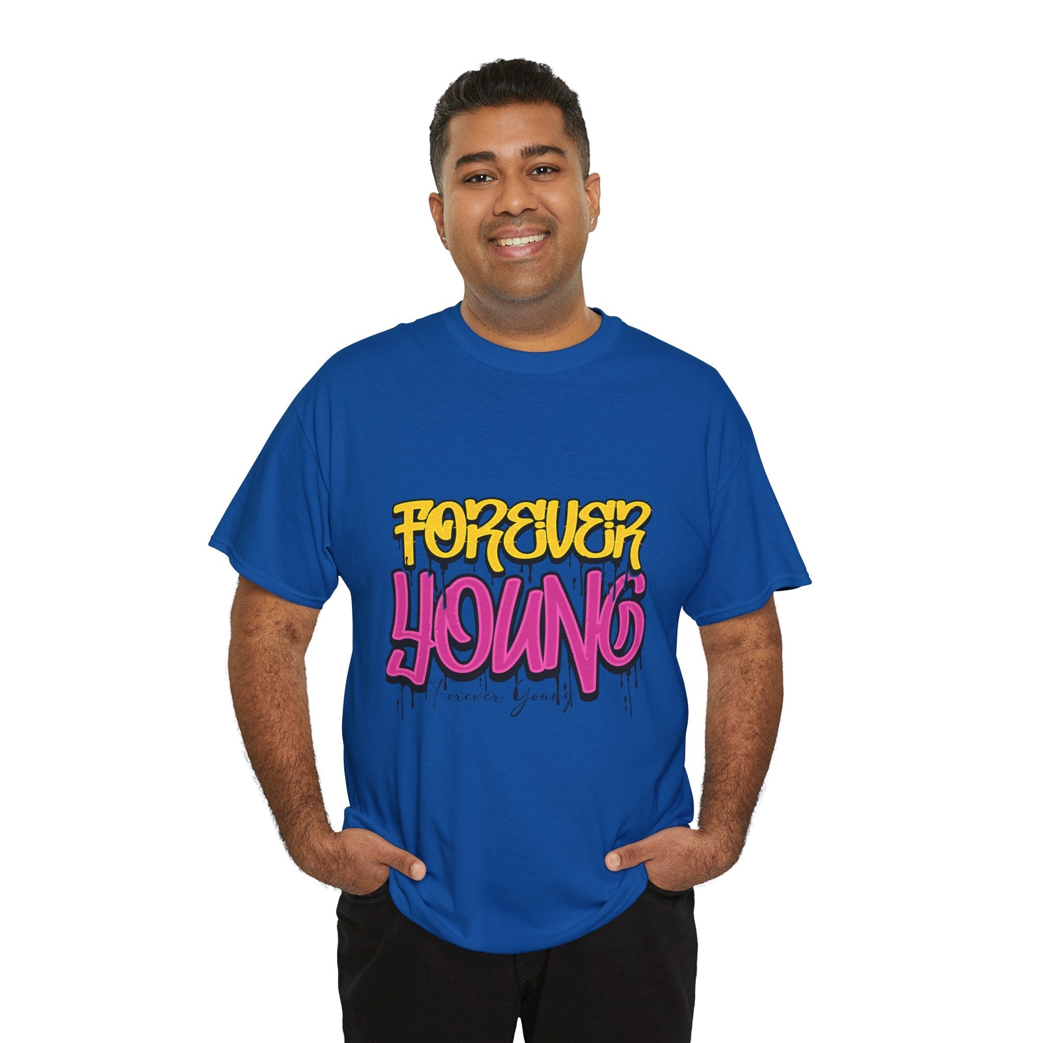 Forever Young Graffiti Graphic T- Shirt Printify