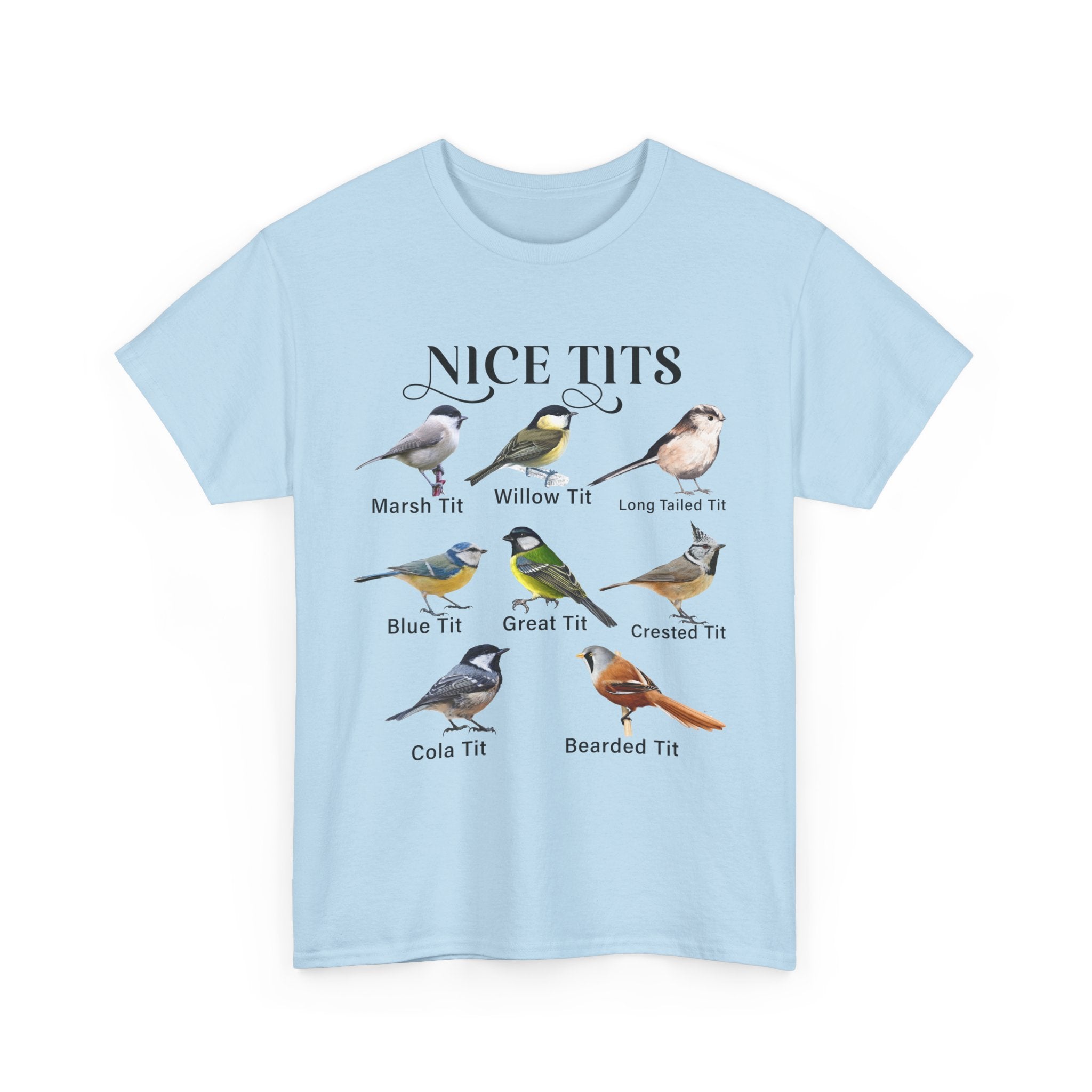 Nice Tits Birds Funny T-Shirt Printify