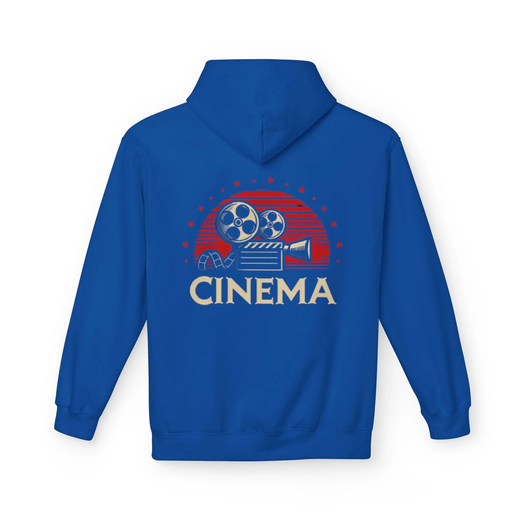 Retro Cinema Unisex Fleece Hoodie Printify