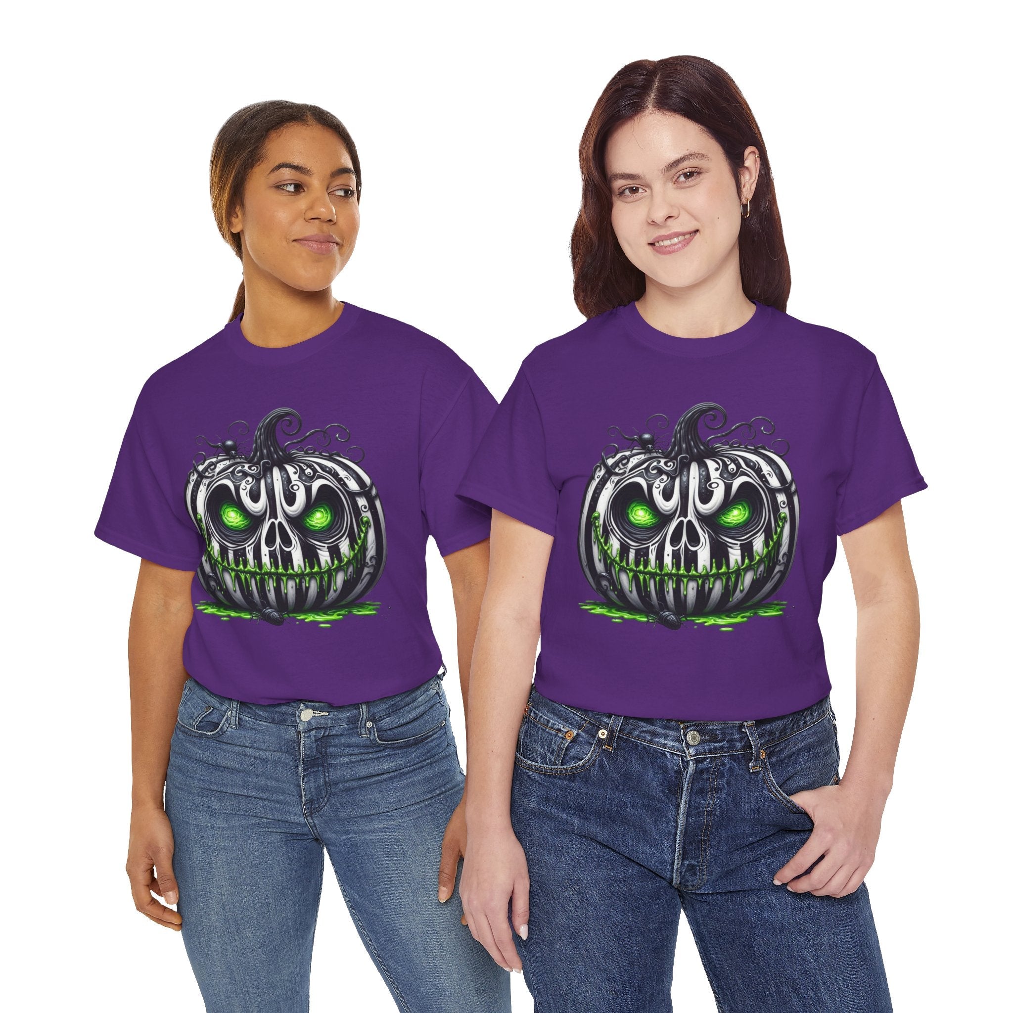 Spooky Halloween Pumpkin T-Shirt Printify