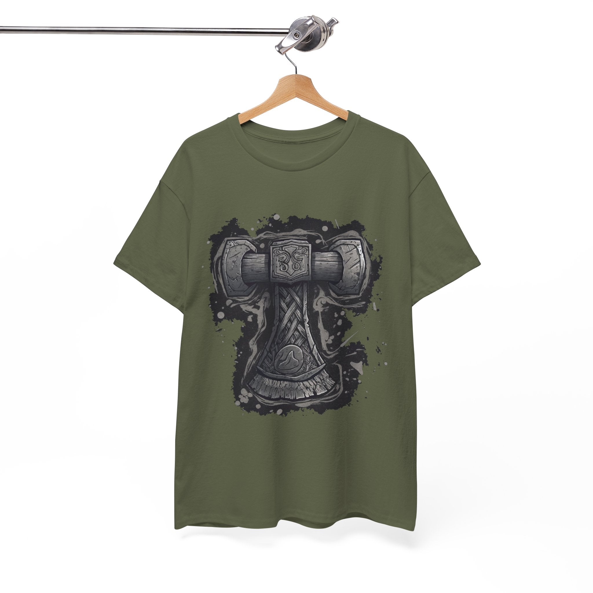 Thor Hammer Graphic T- Shirt Printify
