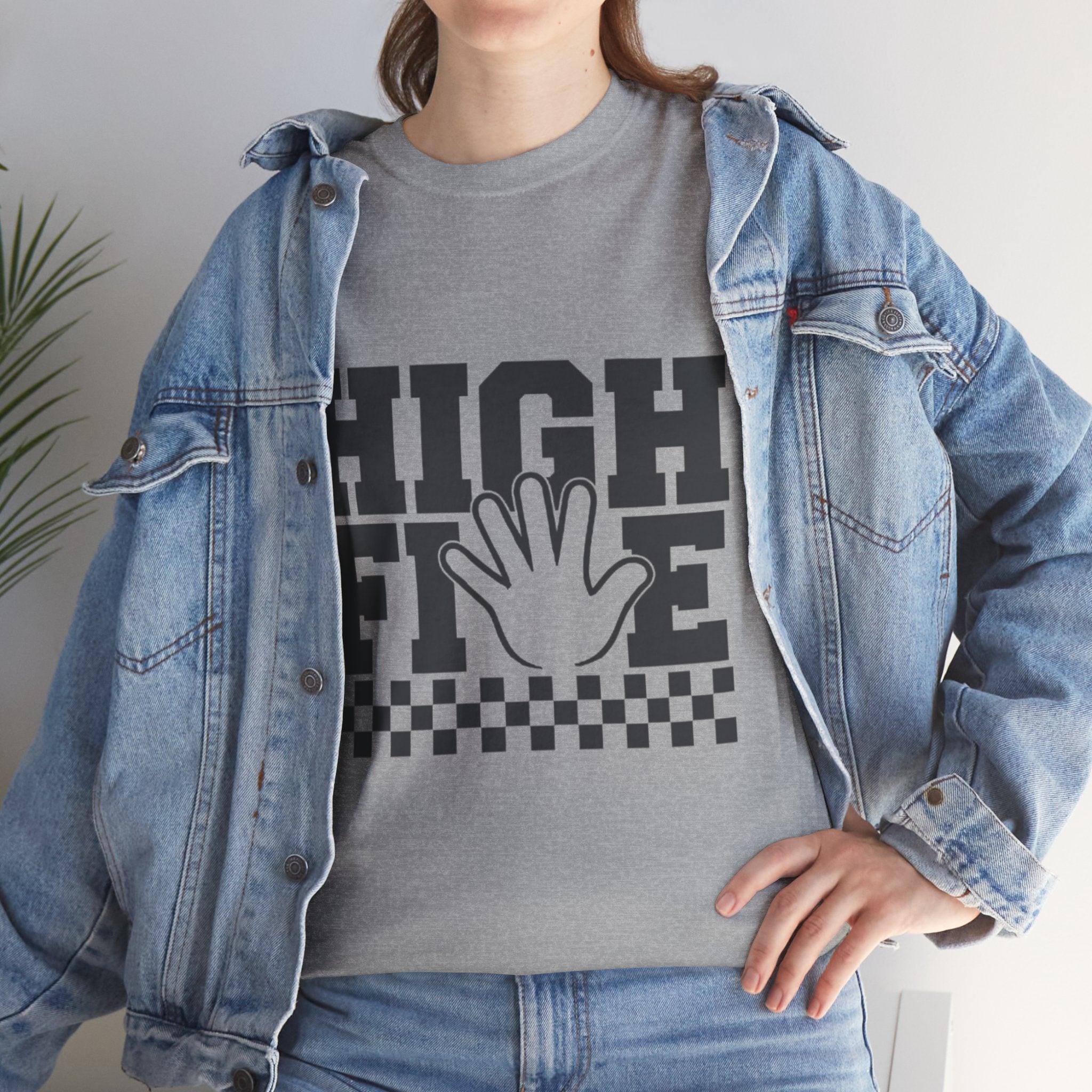 High Five Unisex Casual T- Shirt Printify