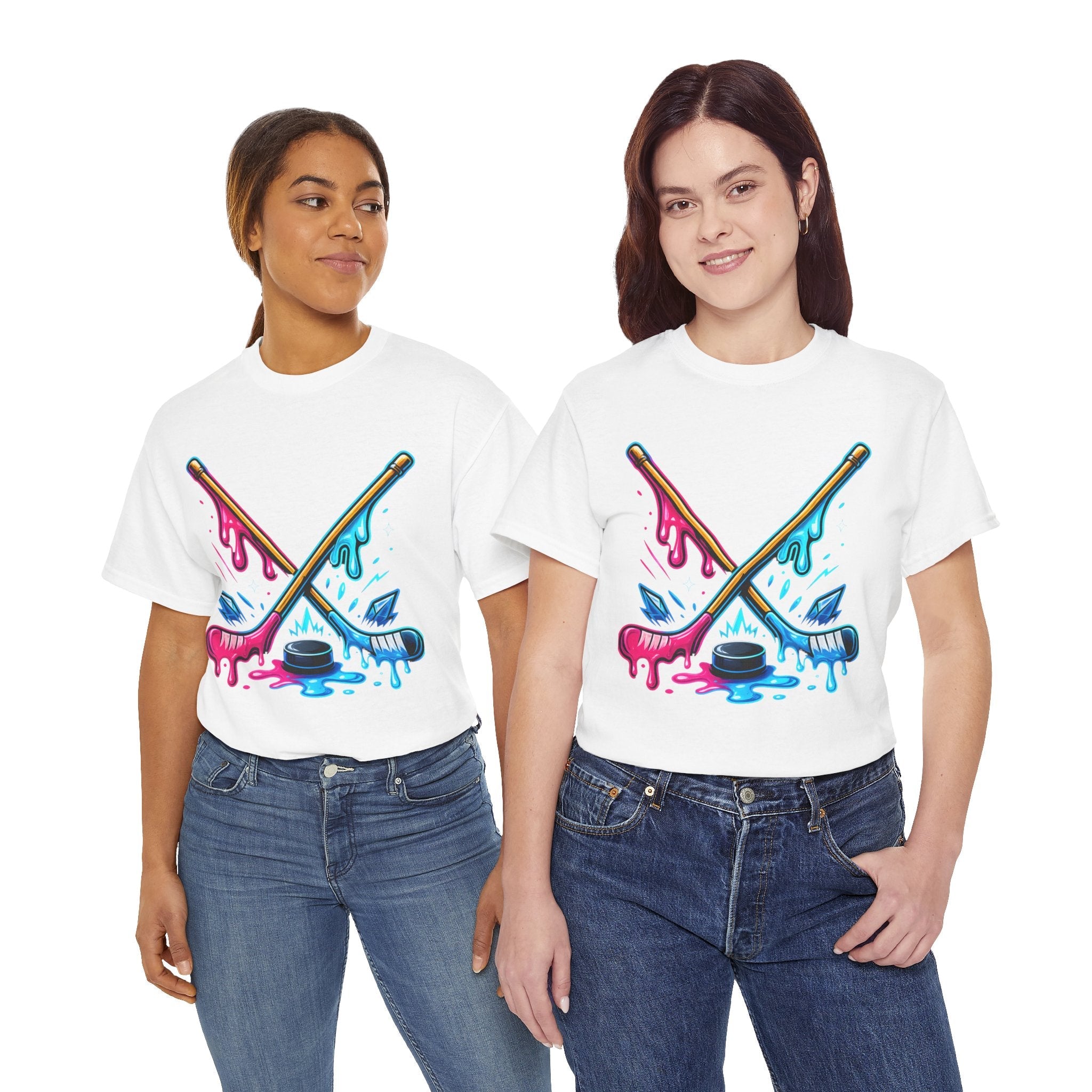 Drip Ice- hockey Unisex T-Shirt Printify