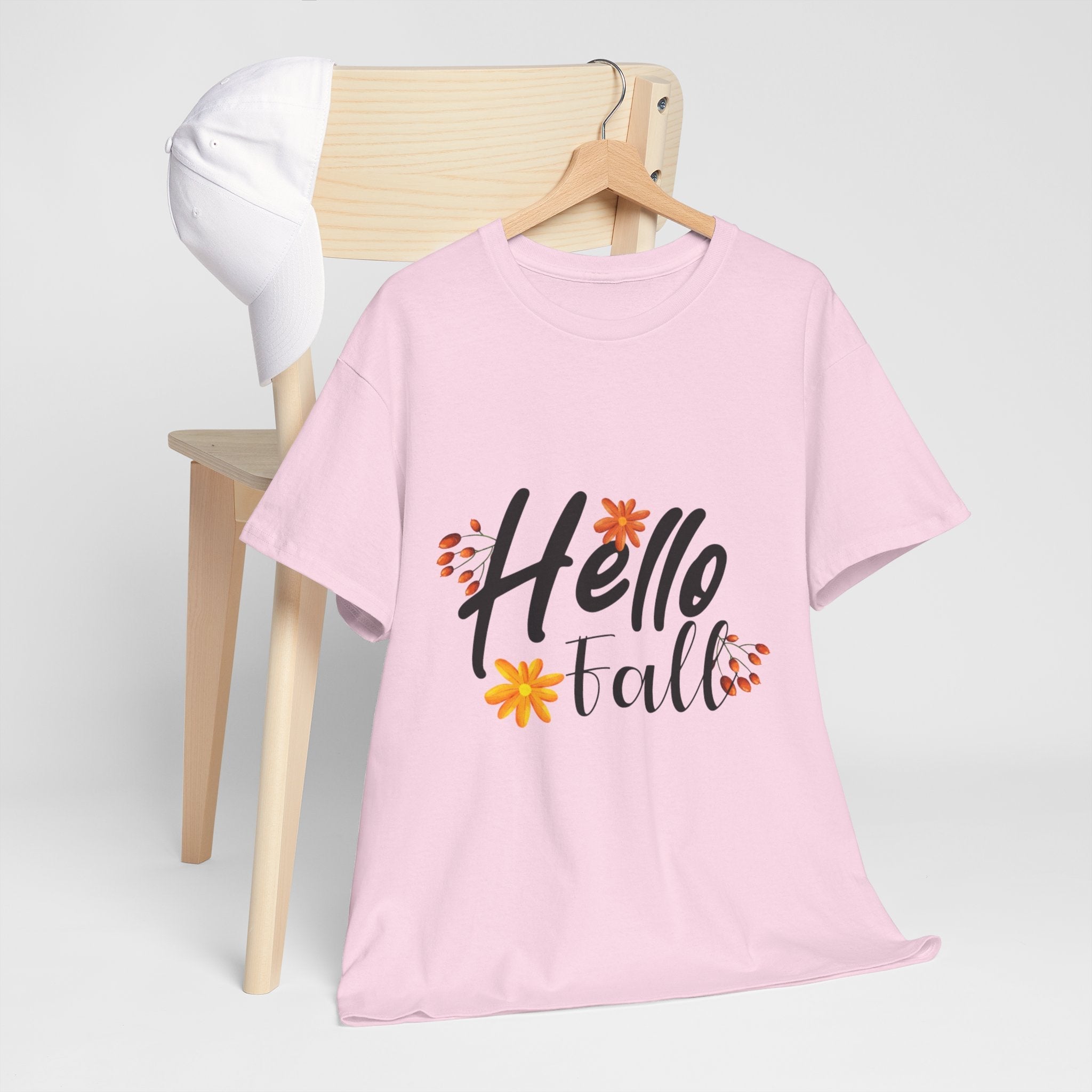 Hello Fall Graphic T-Shirt Printify