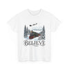 Christmas Train 'Believe' Unisex T- Shirt Printify