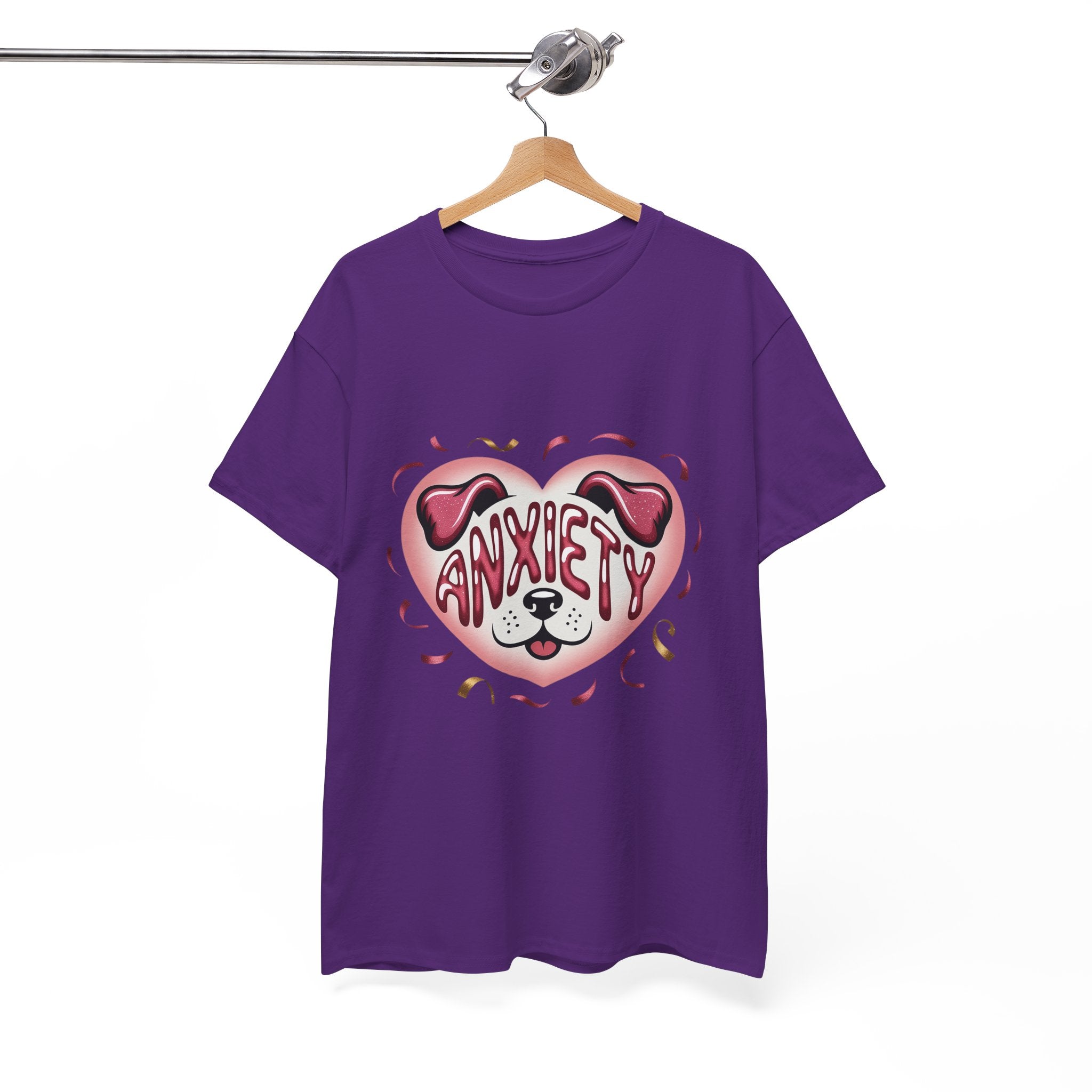Anxiety Heart Unisex Graphics T- Shirt Printify