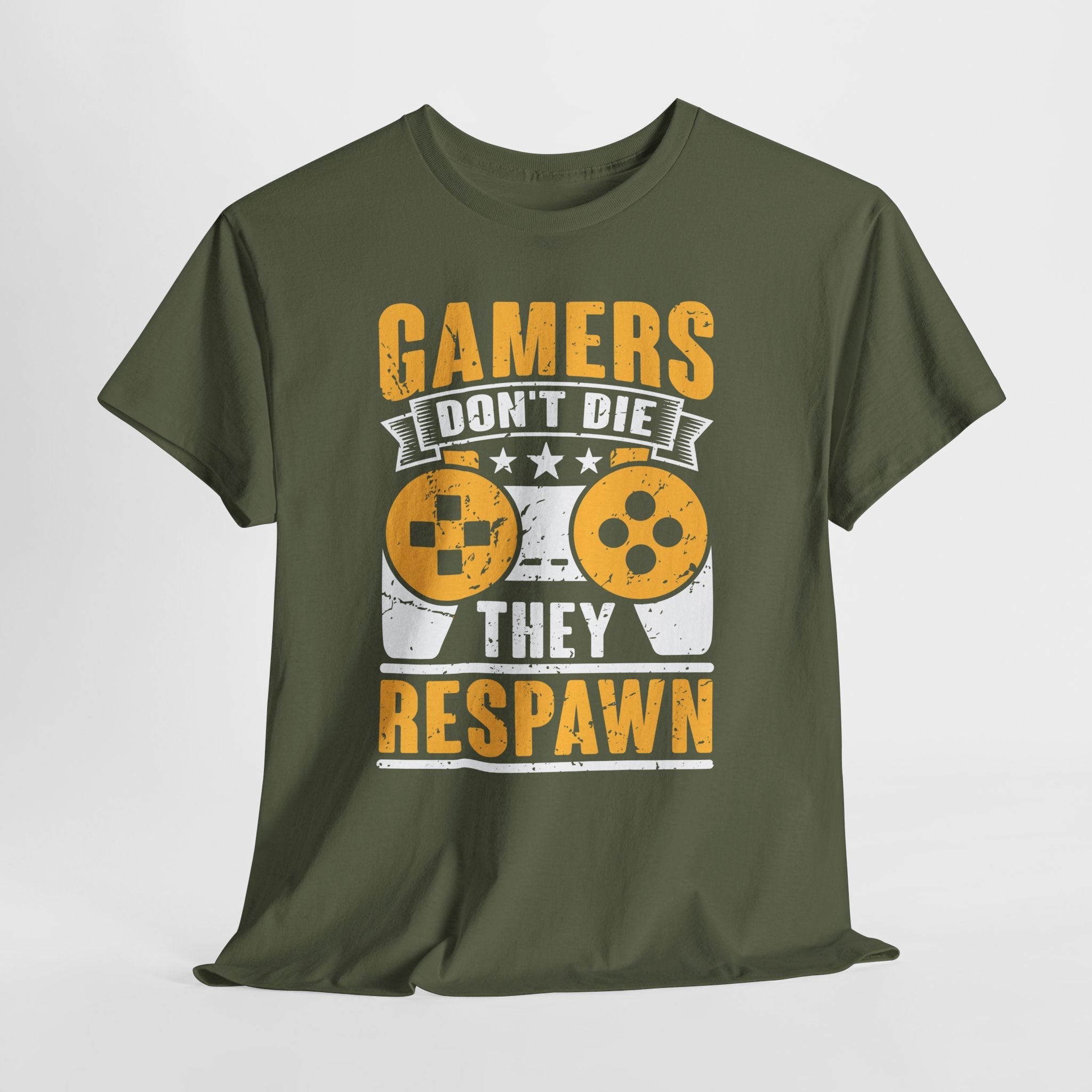 Gamers Don’t Die, They Respawn Unisex T-Shirt Printify