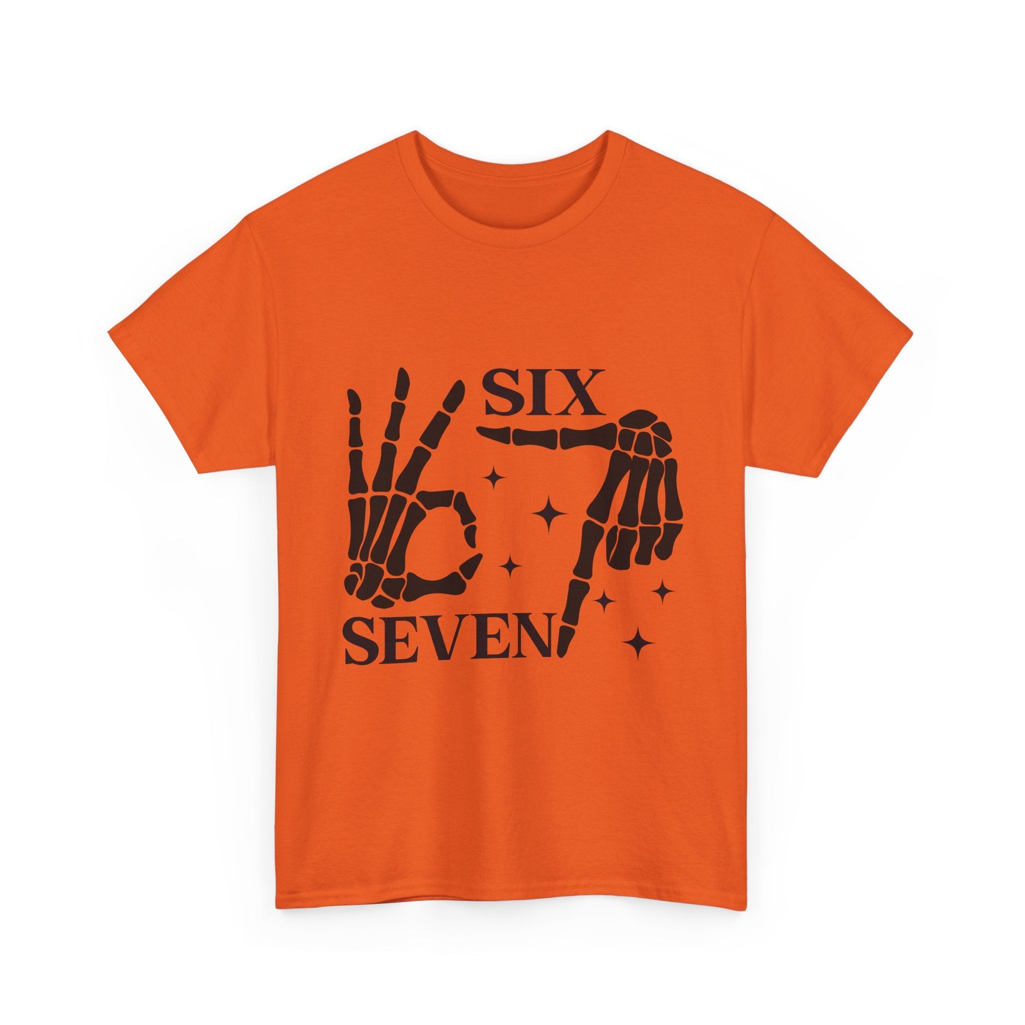 Skeleton Hands 6 - 7 Meme T- Shirt Printify