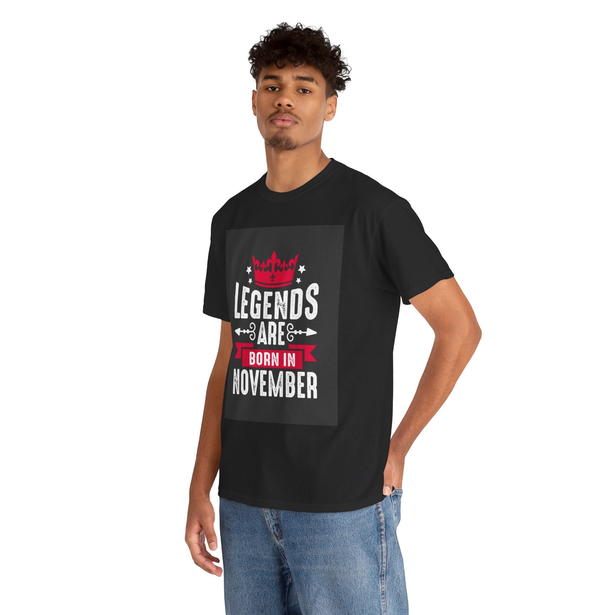 Legends Born in November Unisex T- Shirt Printify